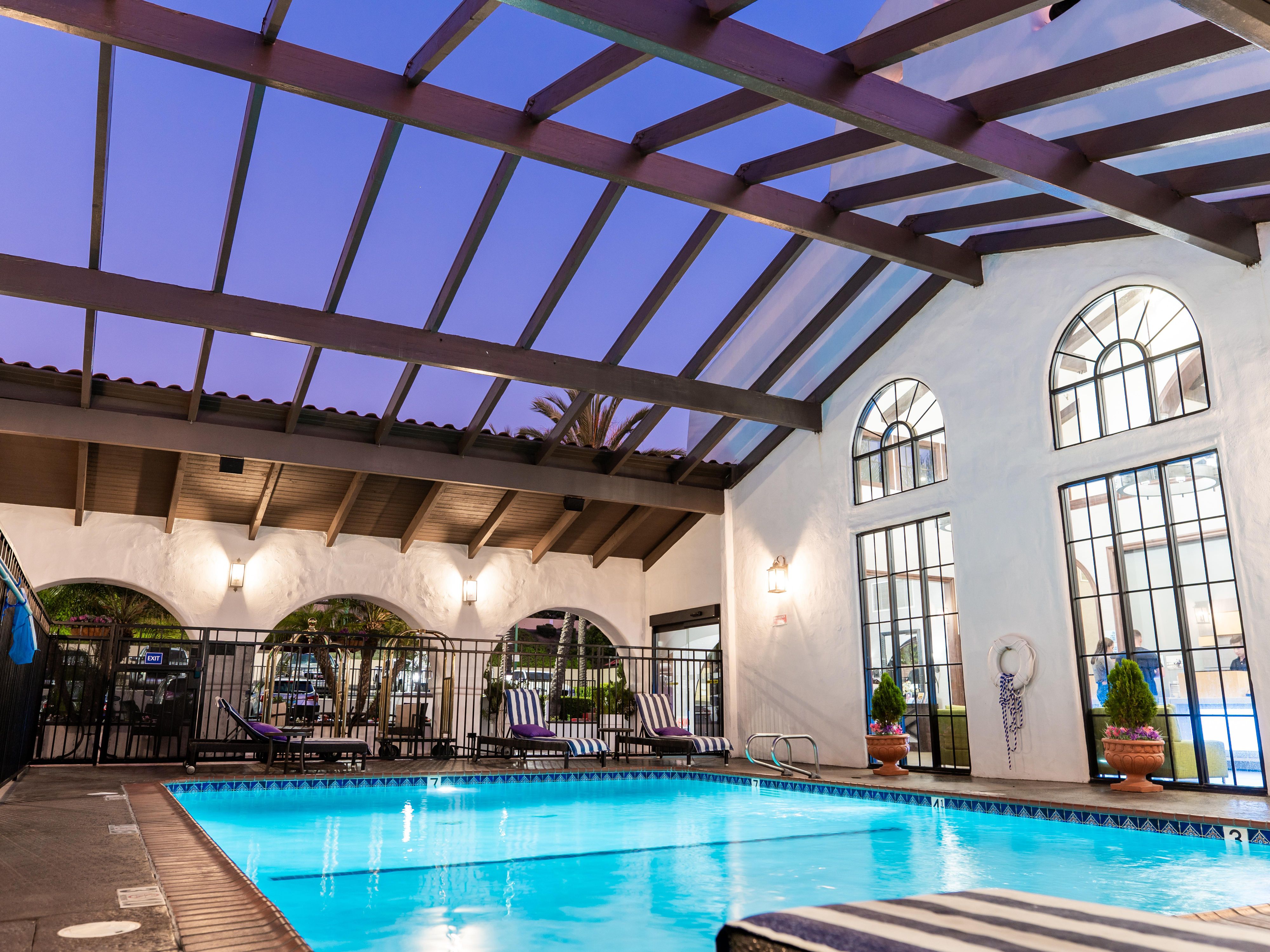 Enjoy our heated pool open 365 days a year 