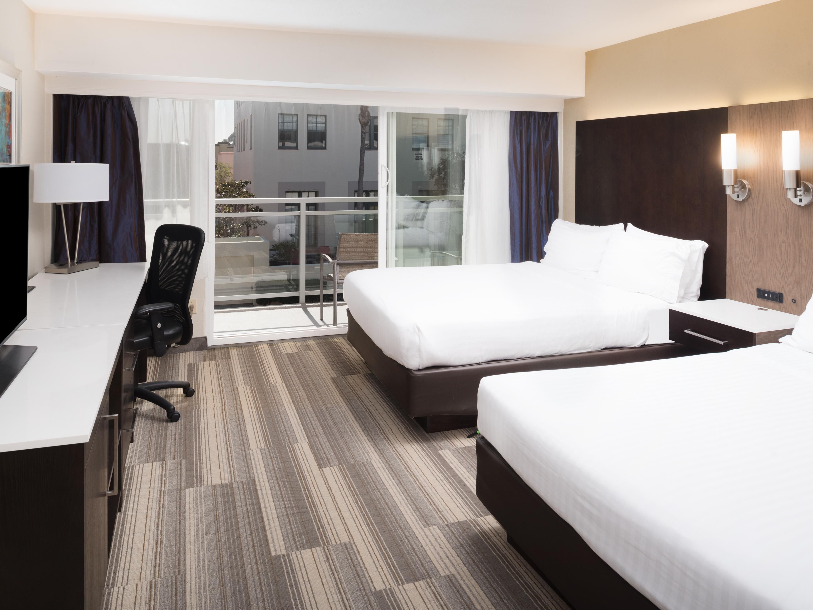 Patio guest rooms available 