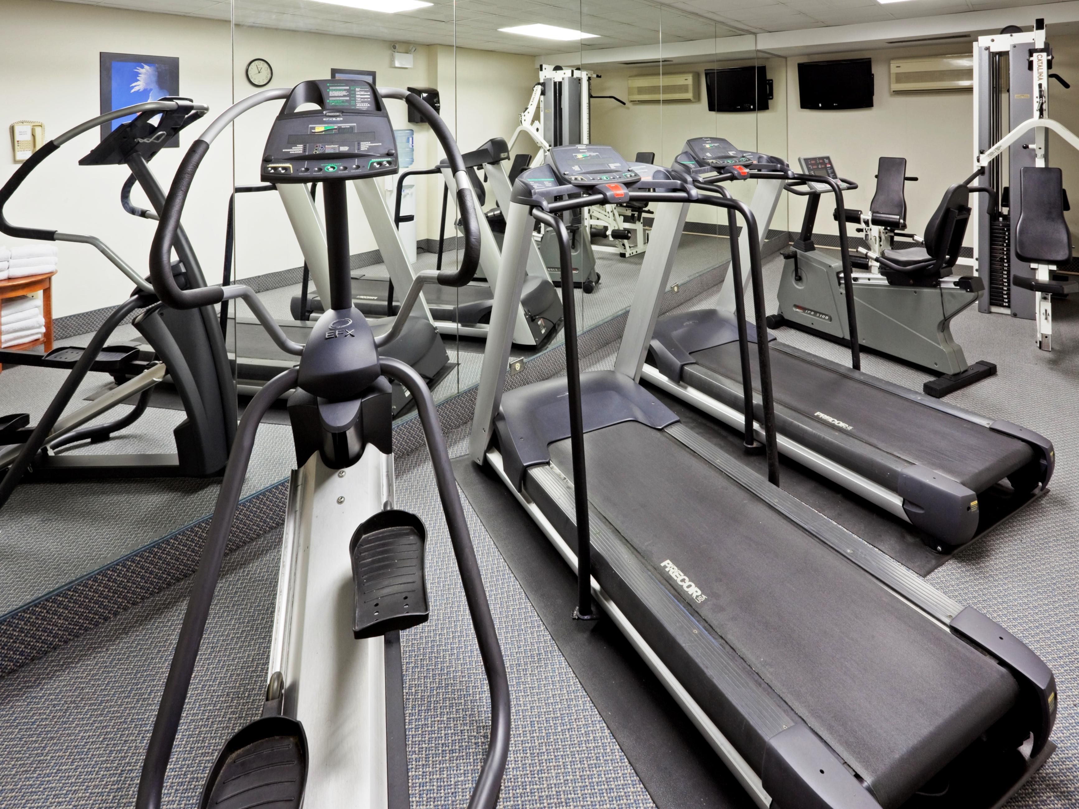 We offer a fitness facility to all our guests