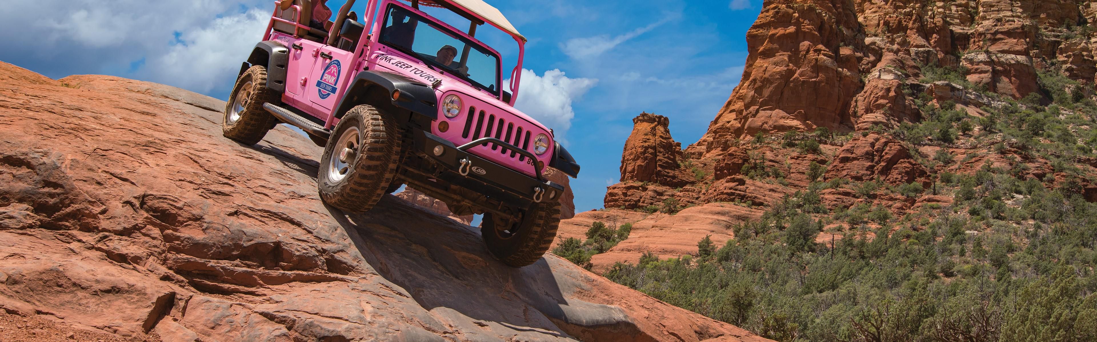Pink Jeep Tours offer a variety of fun for all ages