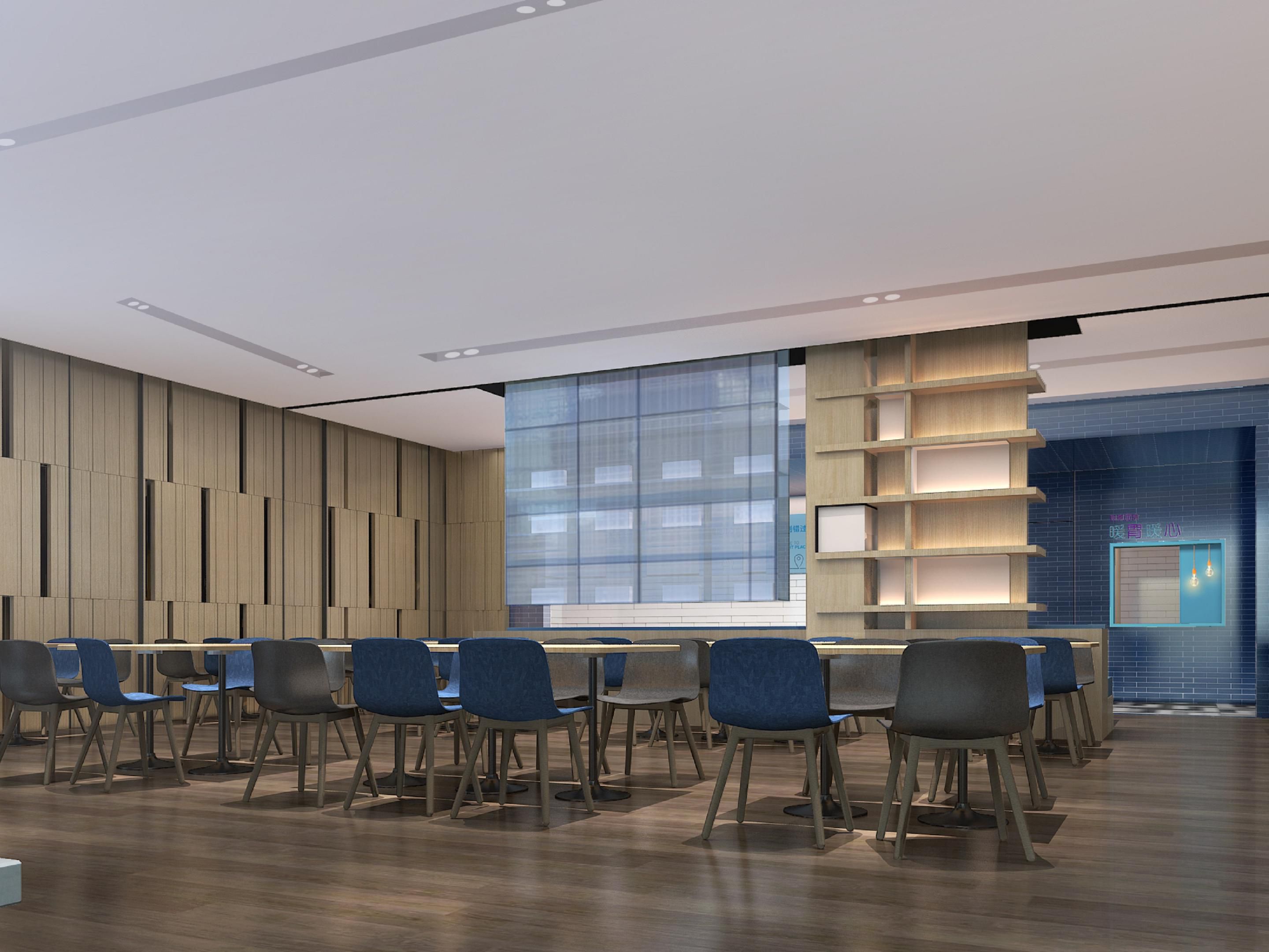 酒店的多功能共享空间；用餐时段，提供中西式自助早餐，令你开启一天的活力；非用餐时段则轻松变身为灵活的工作和休闲之所。高速网络全面覆盖，24小时自助便利站，方便你购买各类饮品、食品点心、生活用品等，带给你简单、睿智的体验。