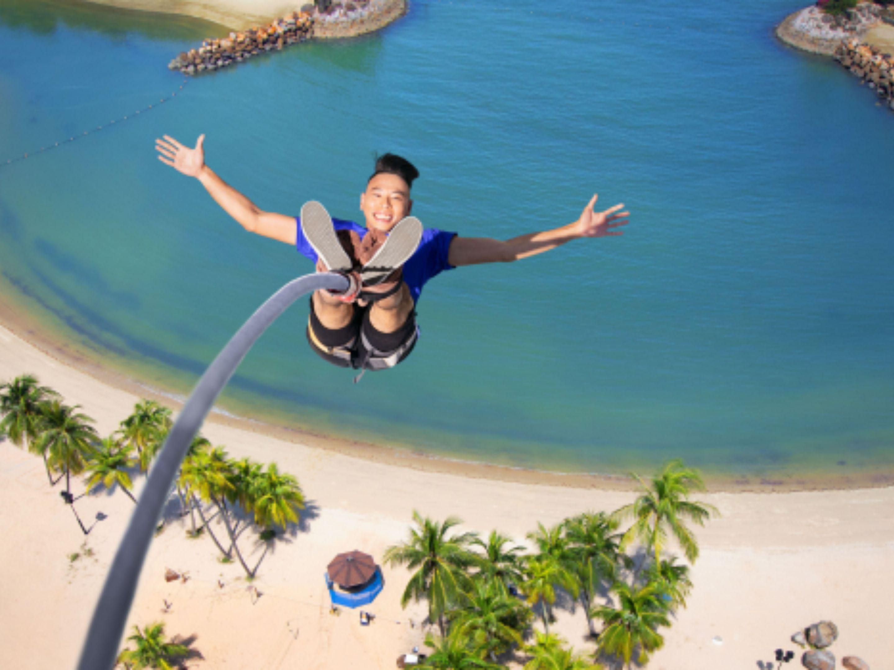 Get your heart racing with our Thrillseeker Escape—enjoy a stay and your choice of a bungy jump or giant swing at Skypark Sentosa by AJ Hackett.

Up the ante with our Unicorn Challenge! Strike your best unicorn pose during your jump or swing for a chance to win a free night on your next stay. Share your moment on social media!