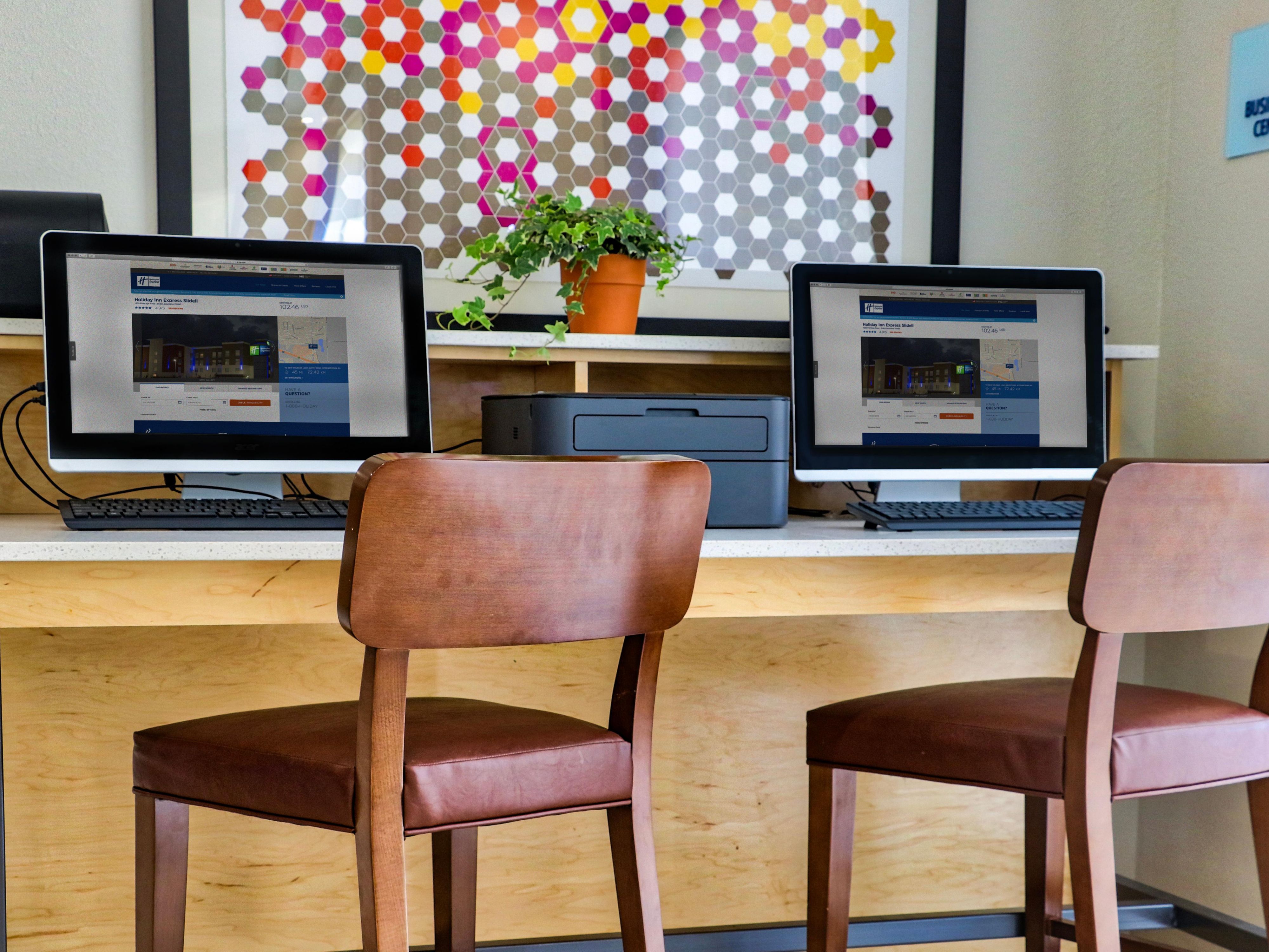 Stay connected with family and friends during your stay with our wireless internet access throughout the hotel.