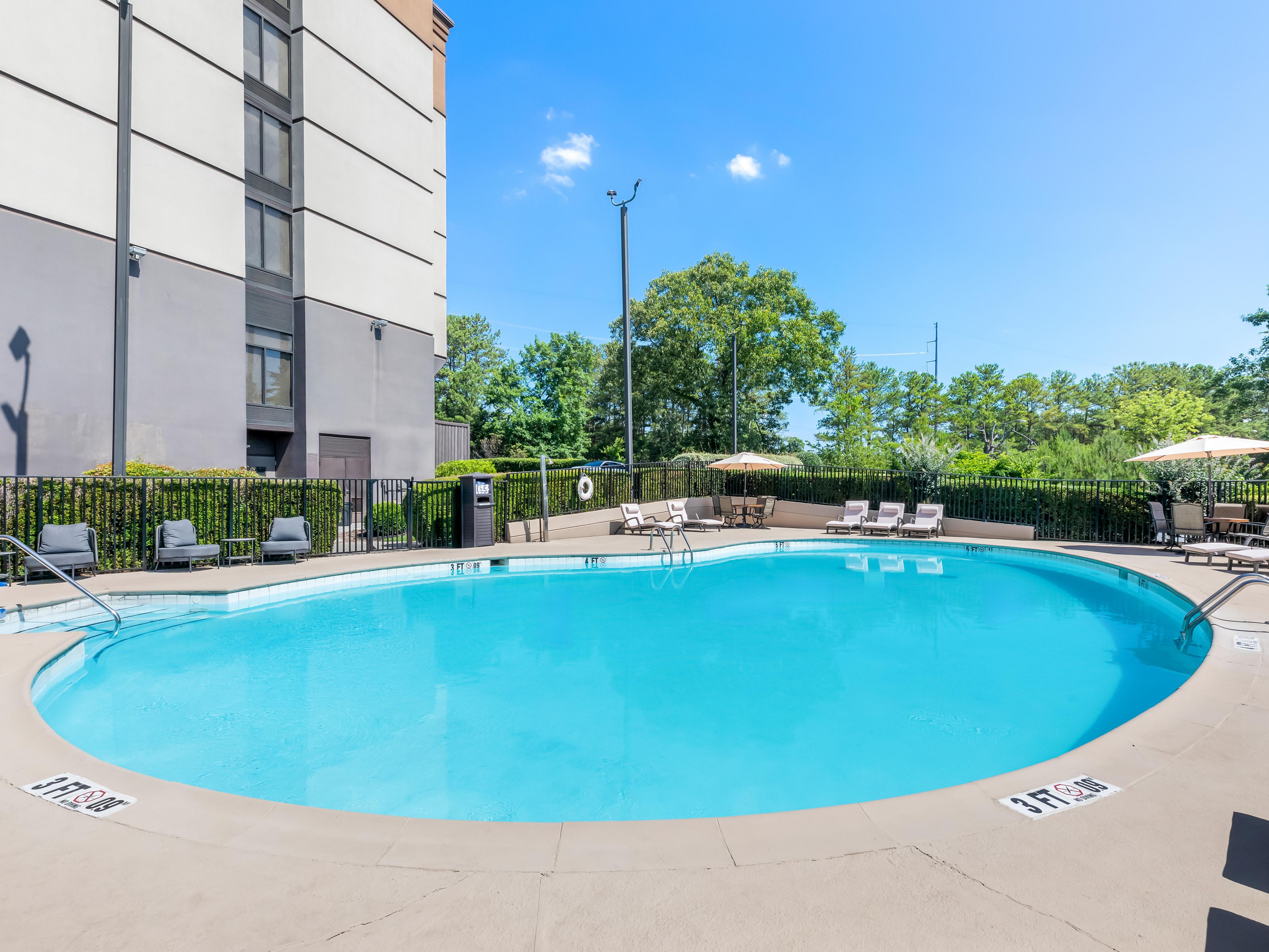 Beat the Georgia heat by dipping into our seasonal outdoor pool!