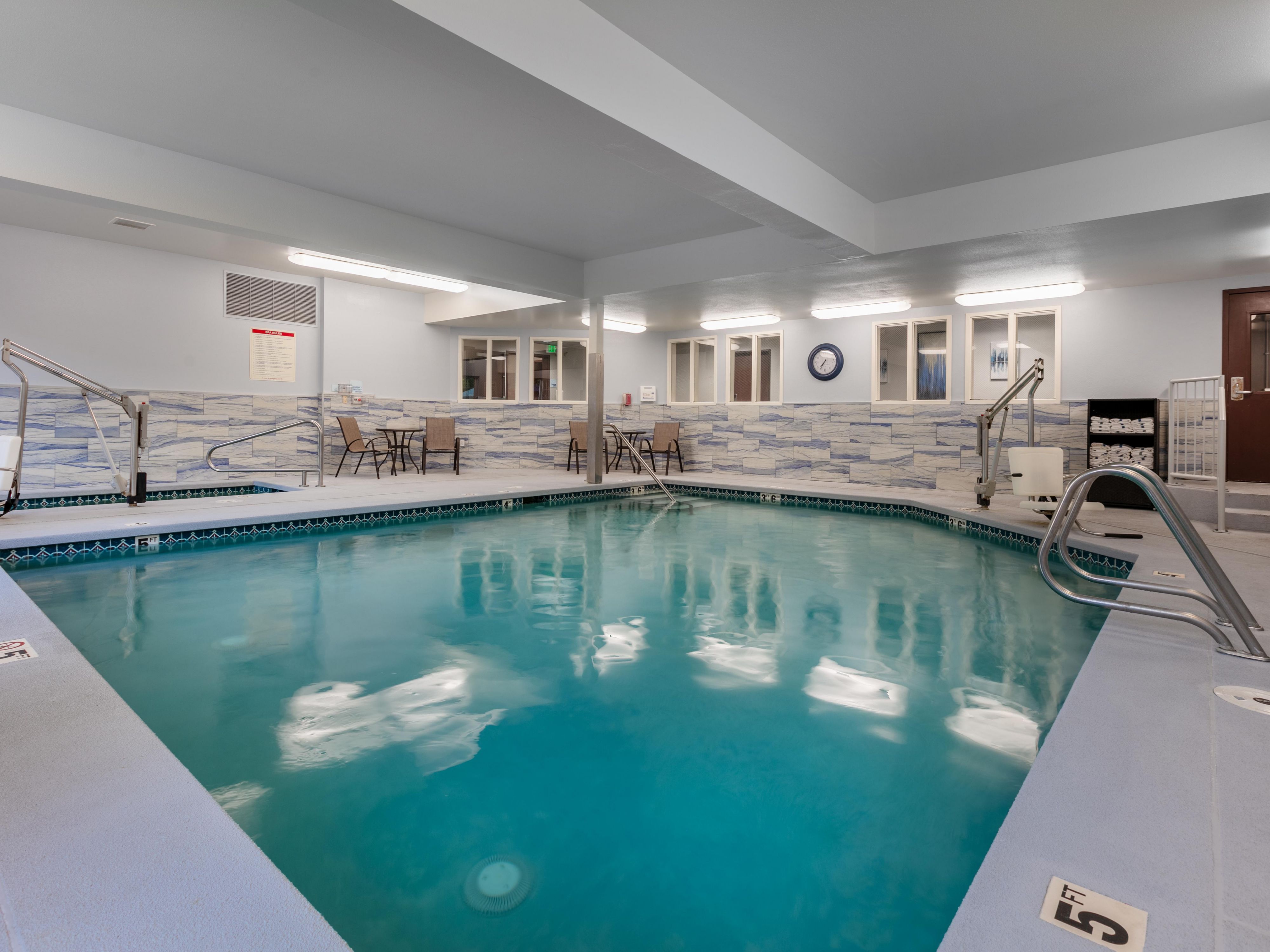 Indoor Pool & Hot Tub 6am-11pm