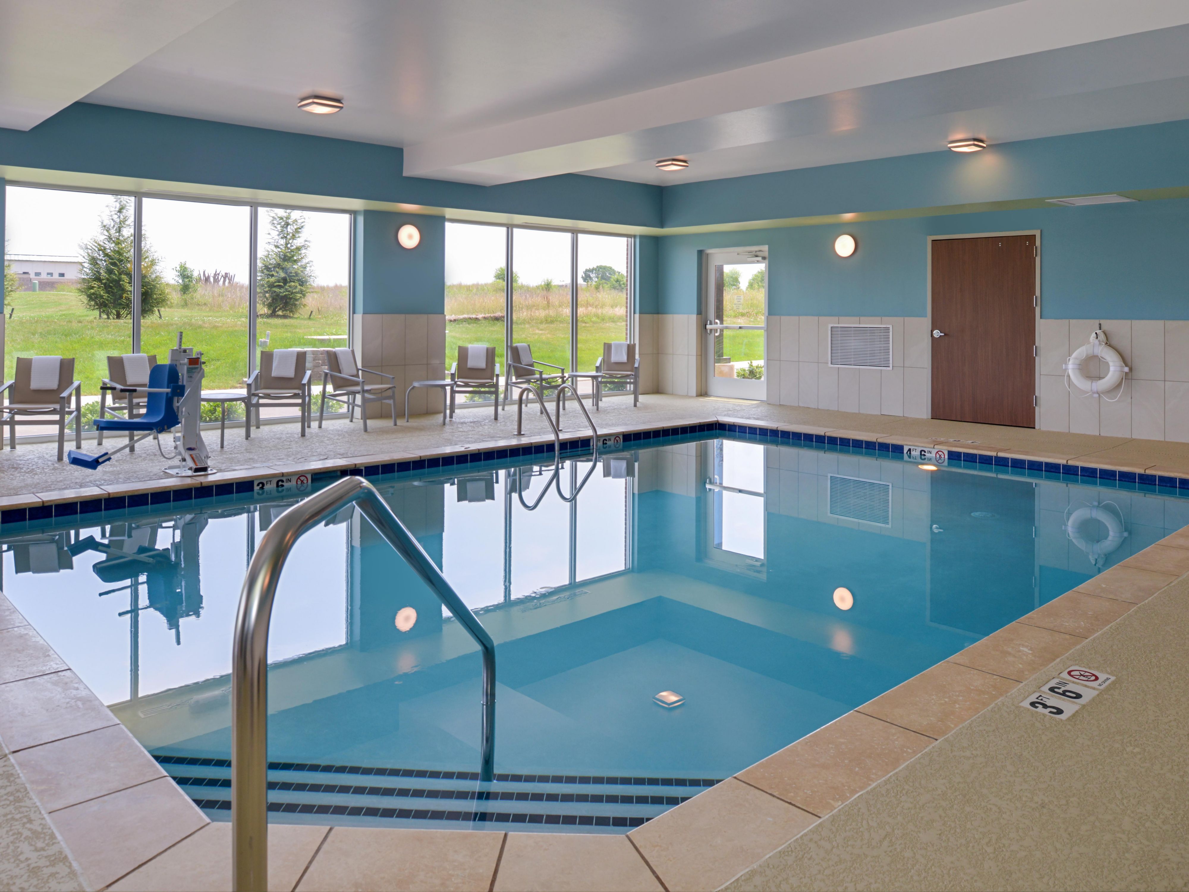Indoor Hot Saltwater Swimming Pool