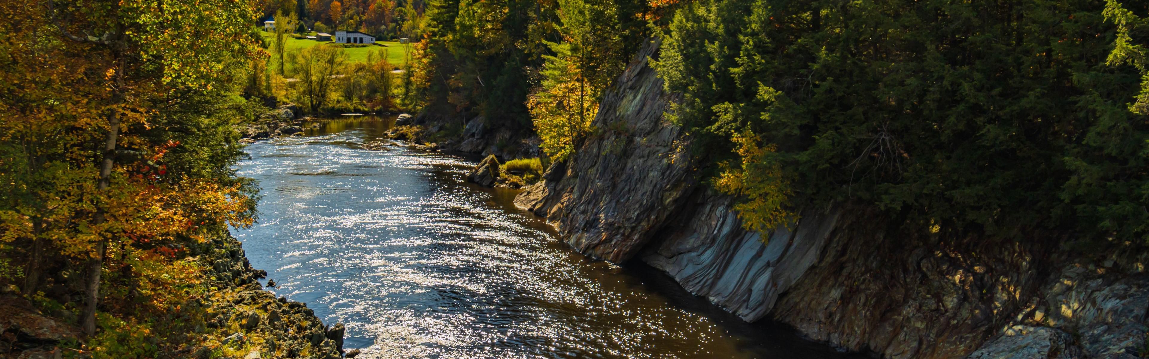 Missisquoi Valley Rail Trail River