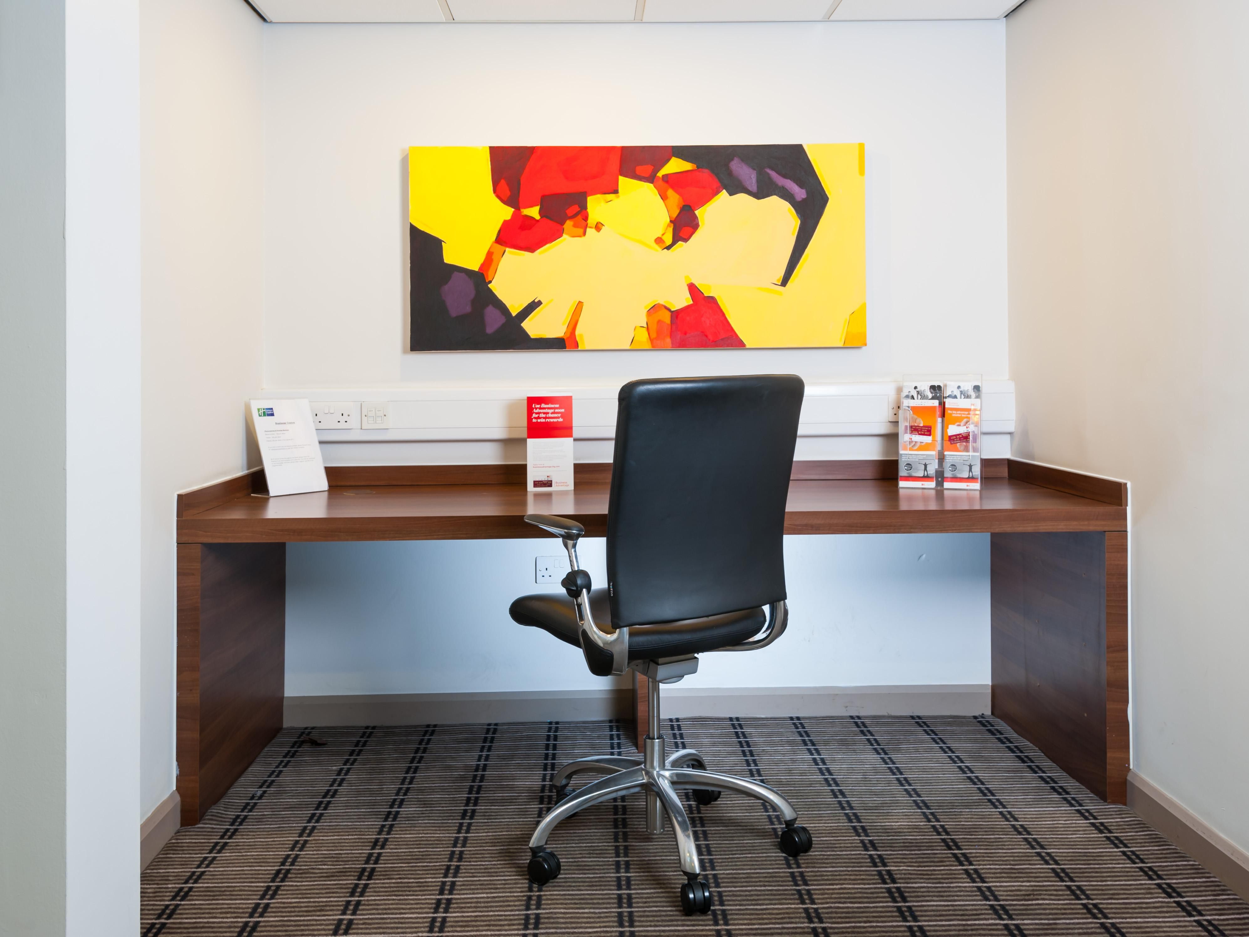 Our Business Centre is located opposite Reception