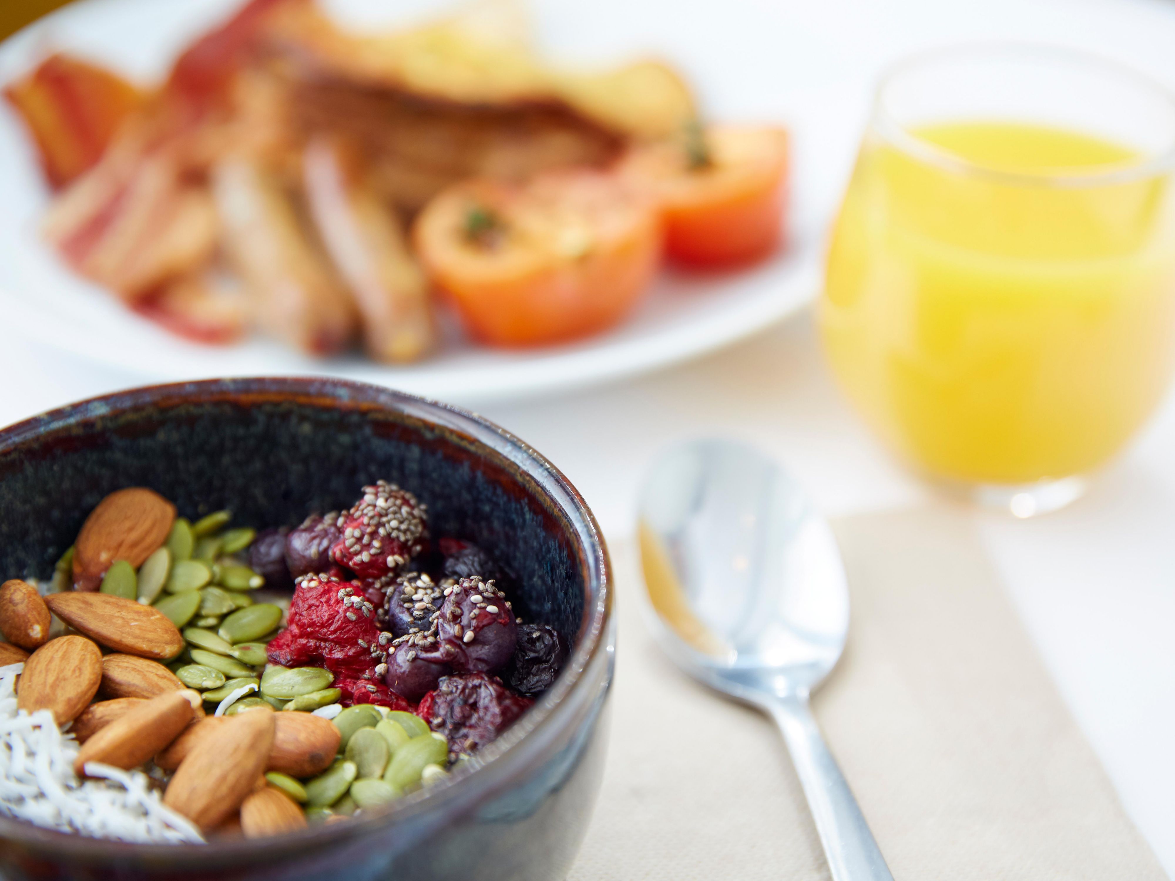 It’s the most important meal of the day, and it’s free. Help yourself to some fresh fare to get your morning motor running (and take it to go if you need to break faster). Check out our latest breakfast video for just some of the delicious breakfasts you can create at our free breakfast station.