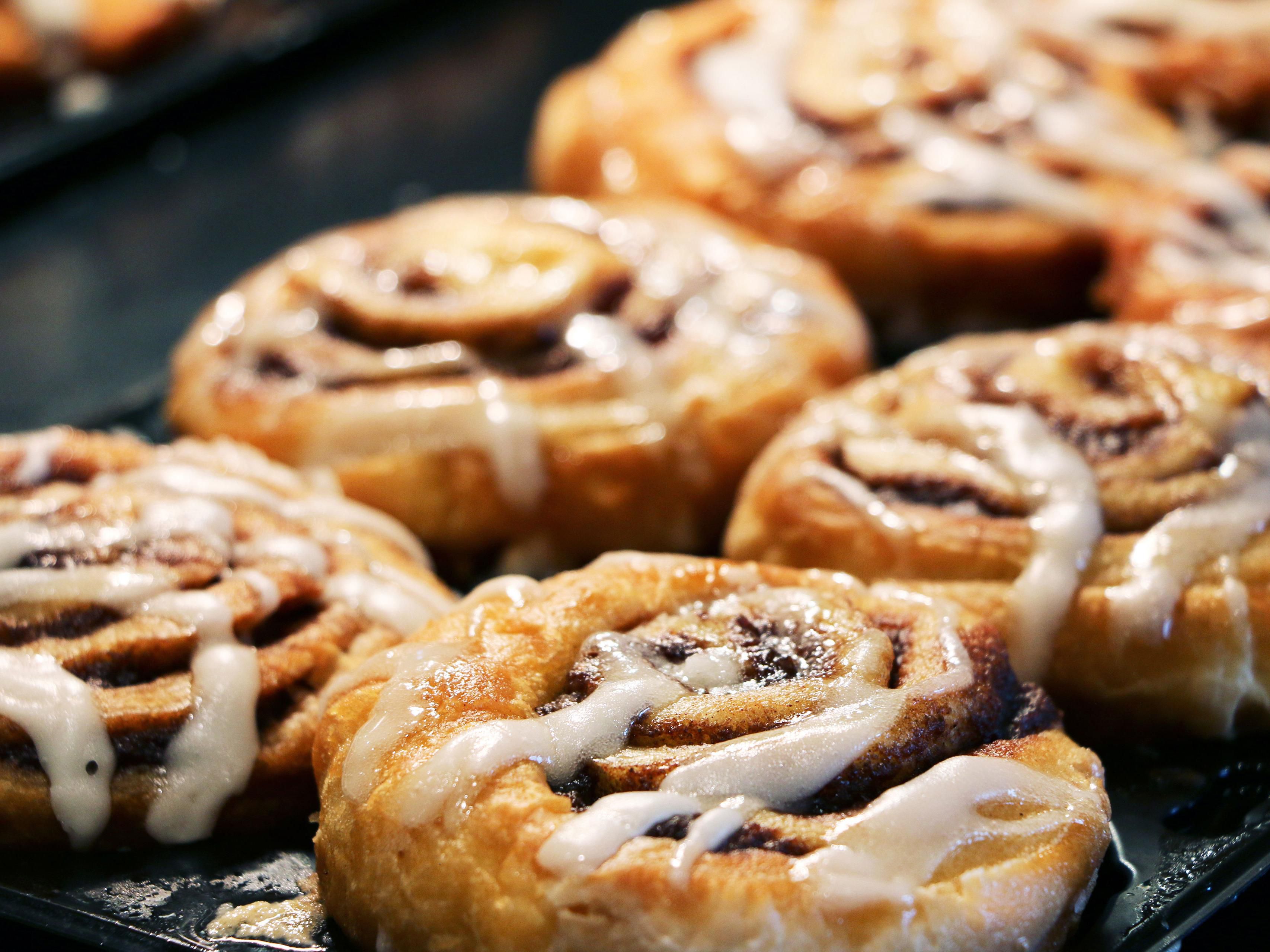 Our Signature Cinnamon Rolls! Millions & Millions served.