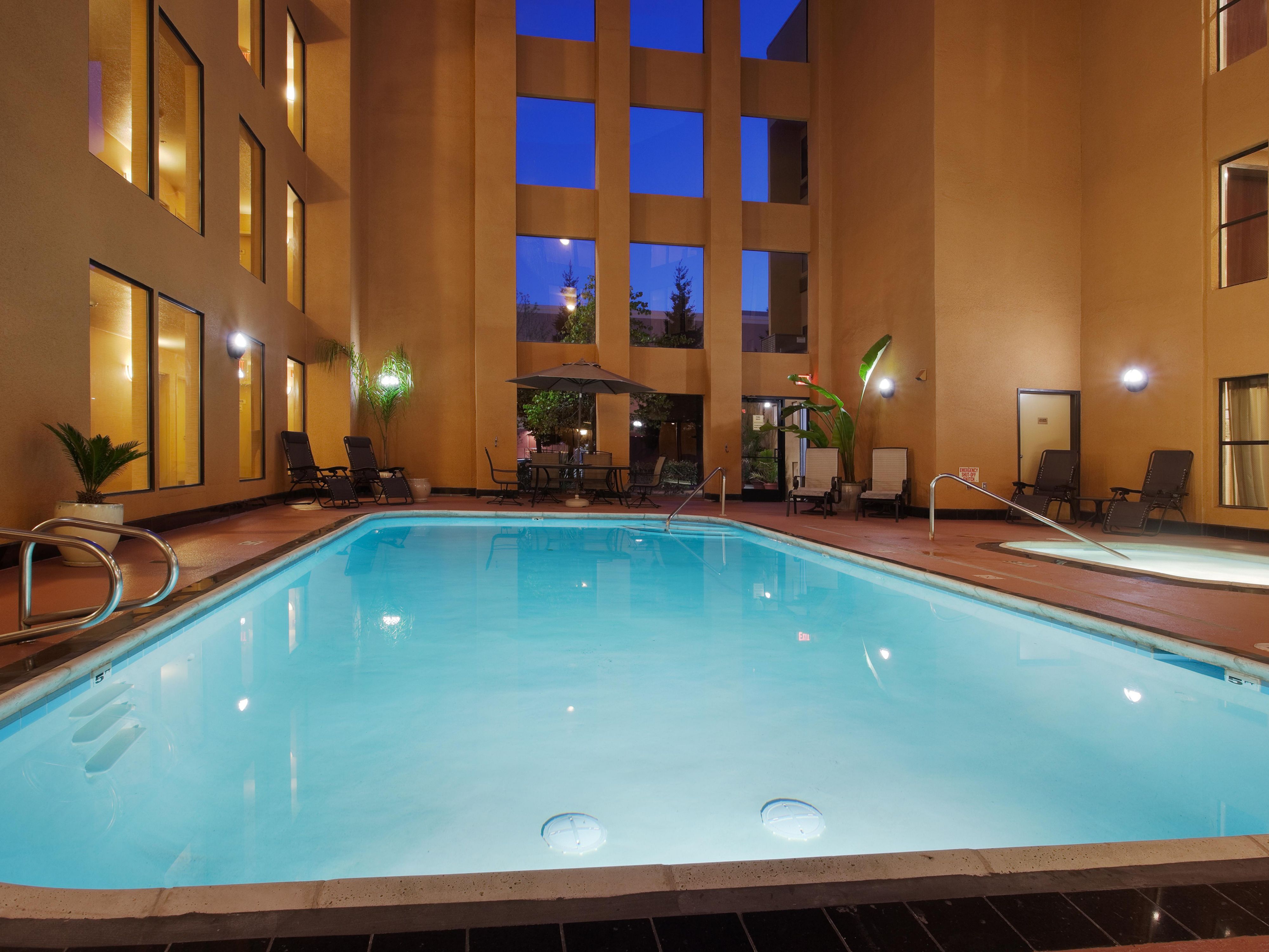 Take a dip in our solar heated pool, perfect for relaxation.
