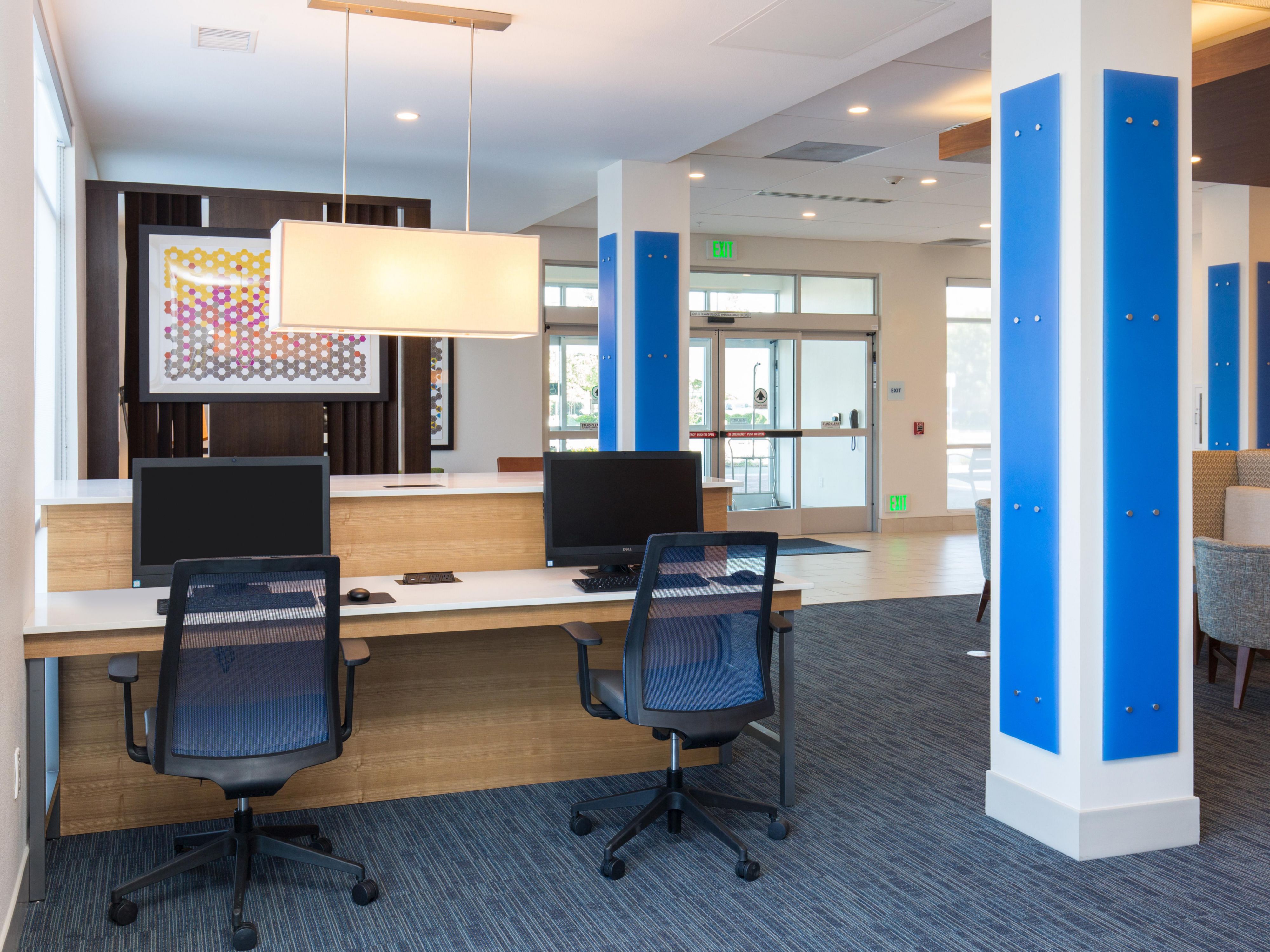 High-speed internet in all rooms. We offer an on-site business center with a printer and copier.