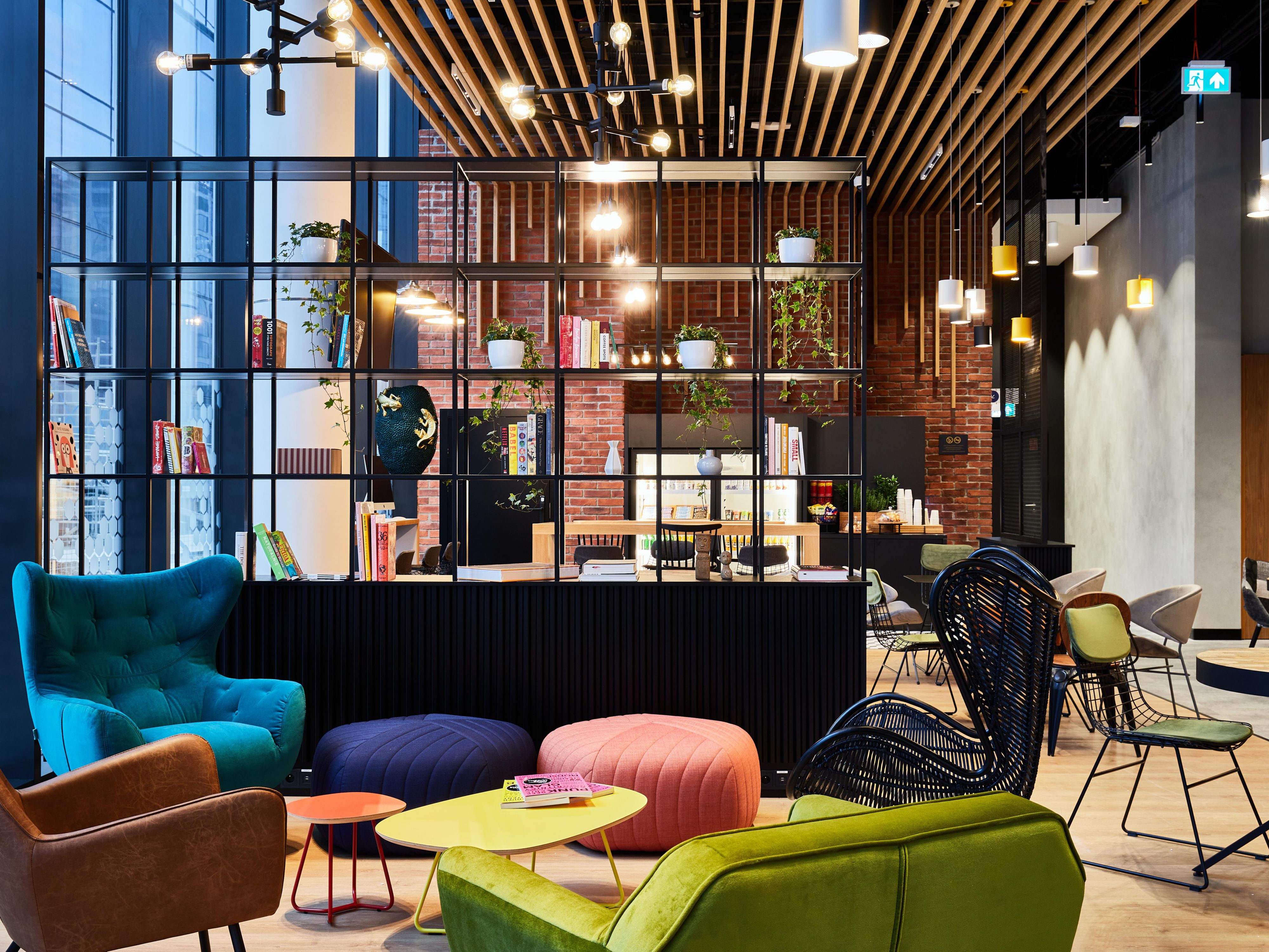 Enjoy highspeed Internet in our modern lobby