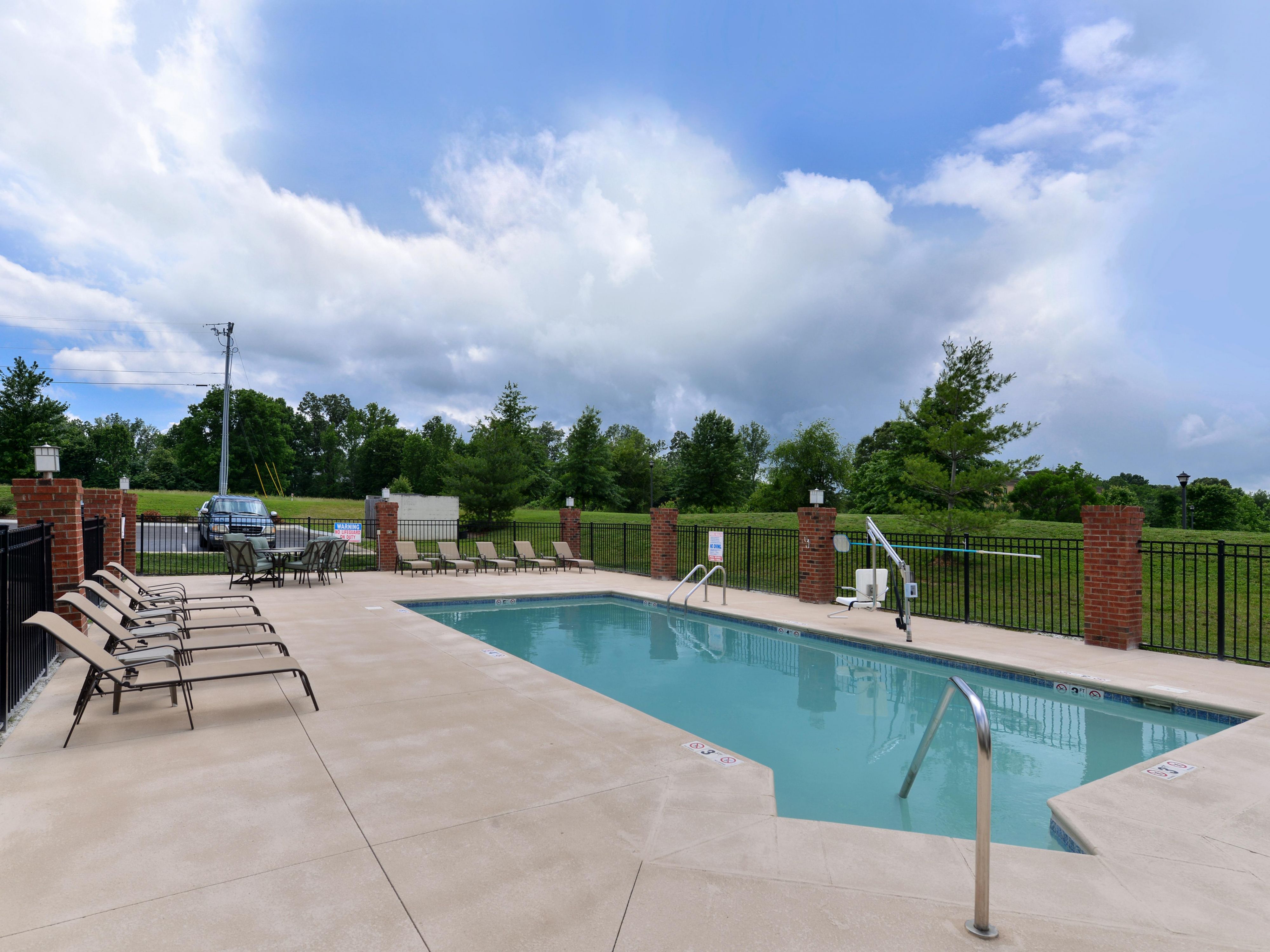 Outdoor pool open May through September. Perfect for daily laps, or to relax after a long day. Keep those kids entertained as well!