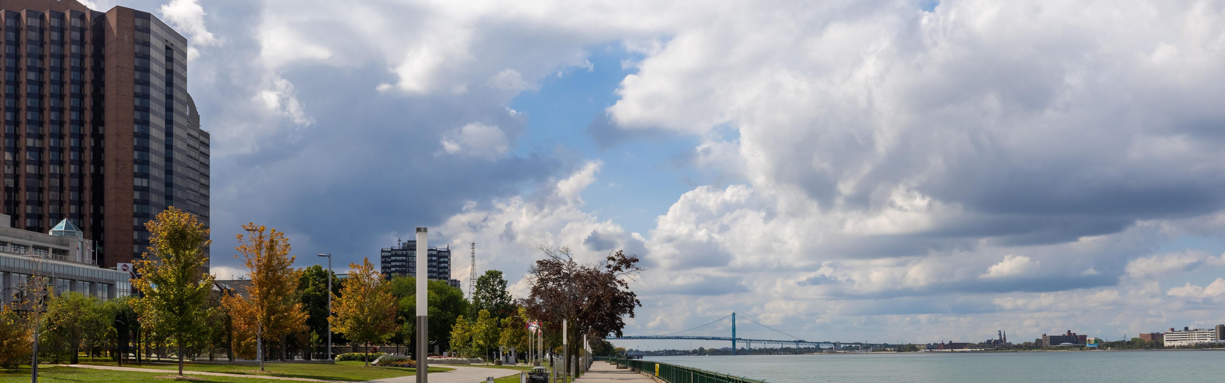 Perfect for morning walks and evening strolls along the river.