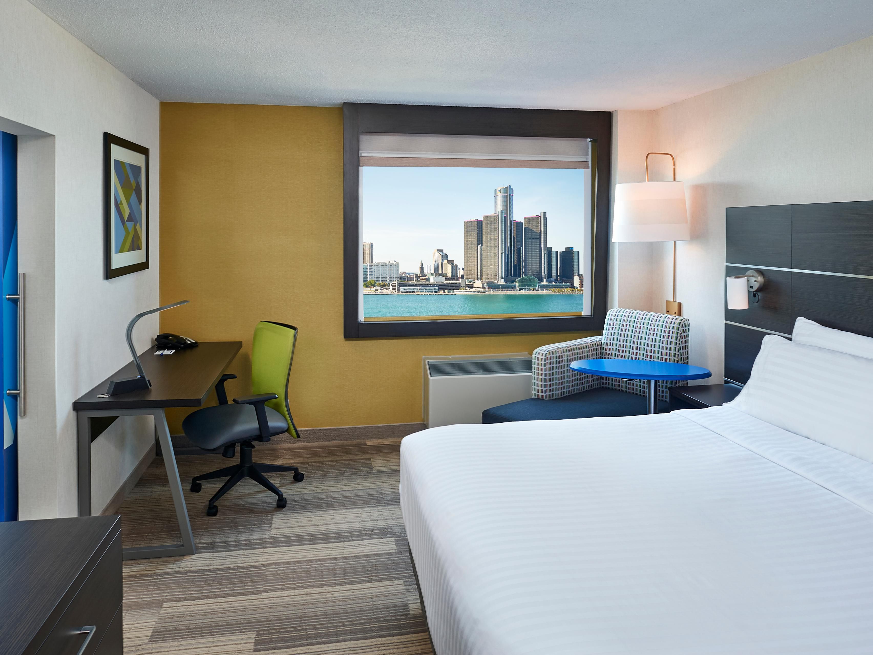 Beautiful king room with a spectacular view