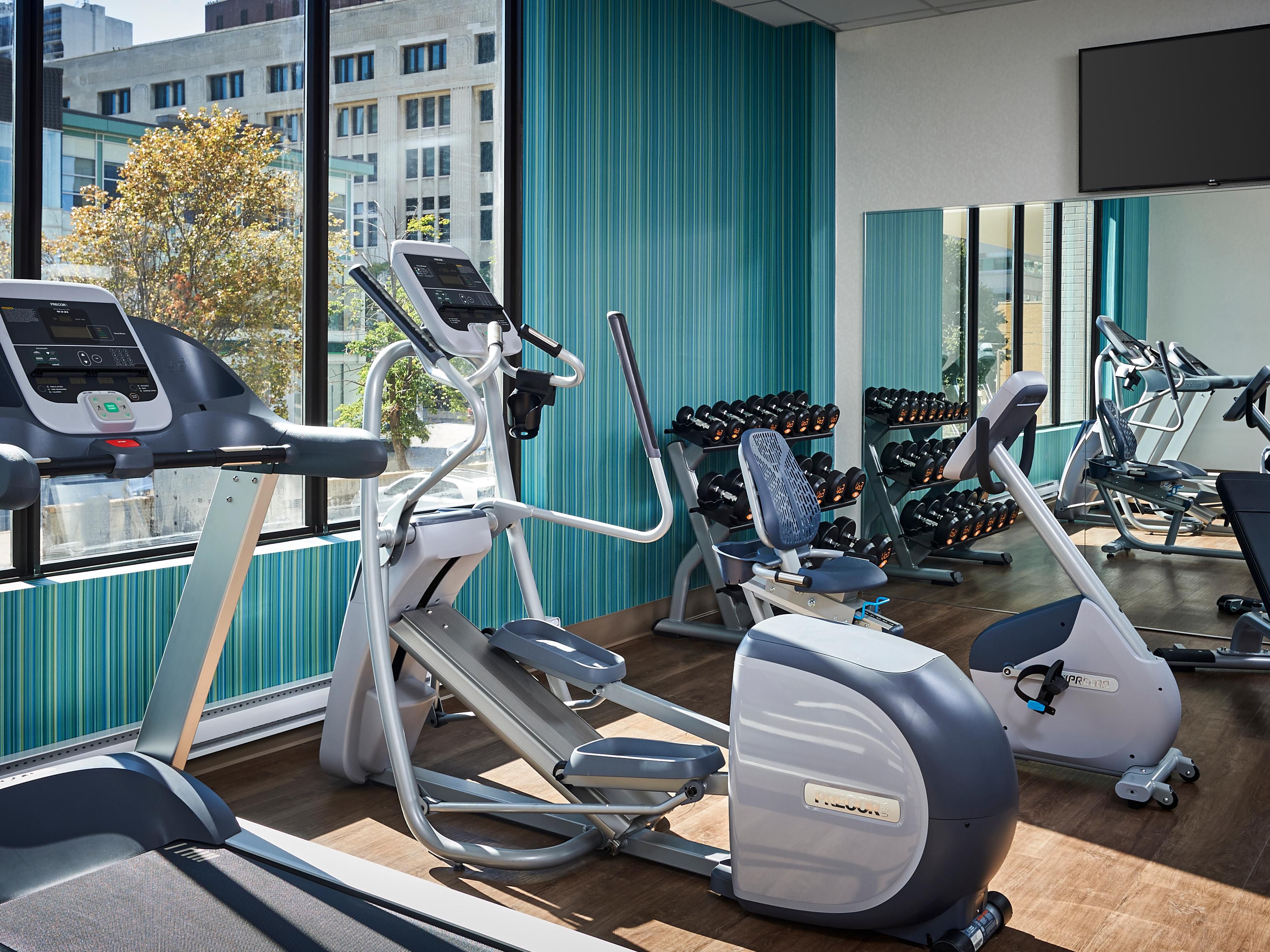 Get a great workout in our 24 hour fitness centre
