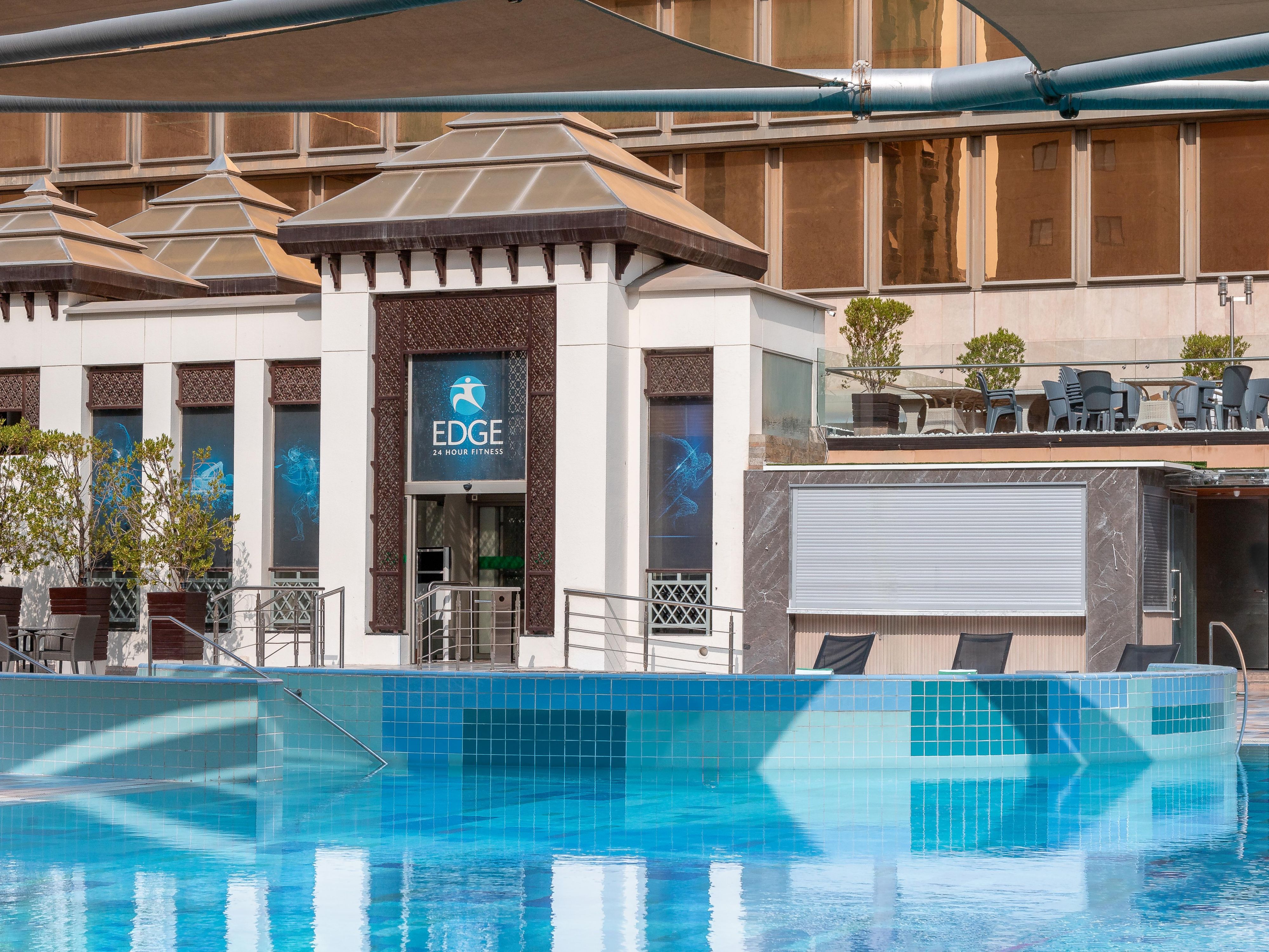Enjoy our temperature-controlled pool at Edge Health Club