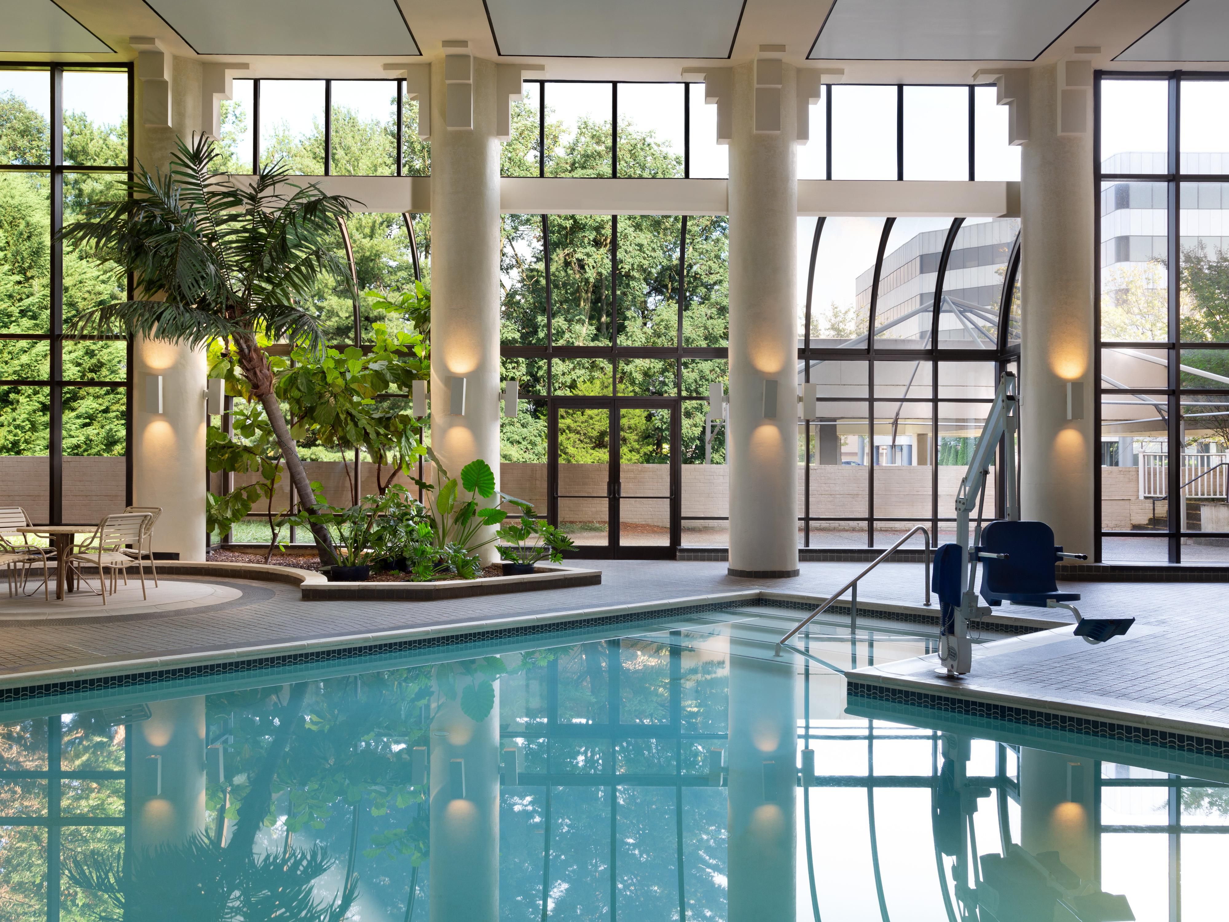 Take a dip in our heated indoor swimming pool, open year-round for the enjoyment of our guests.