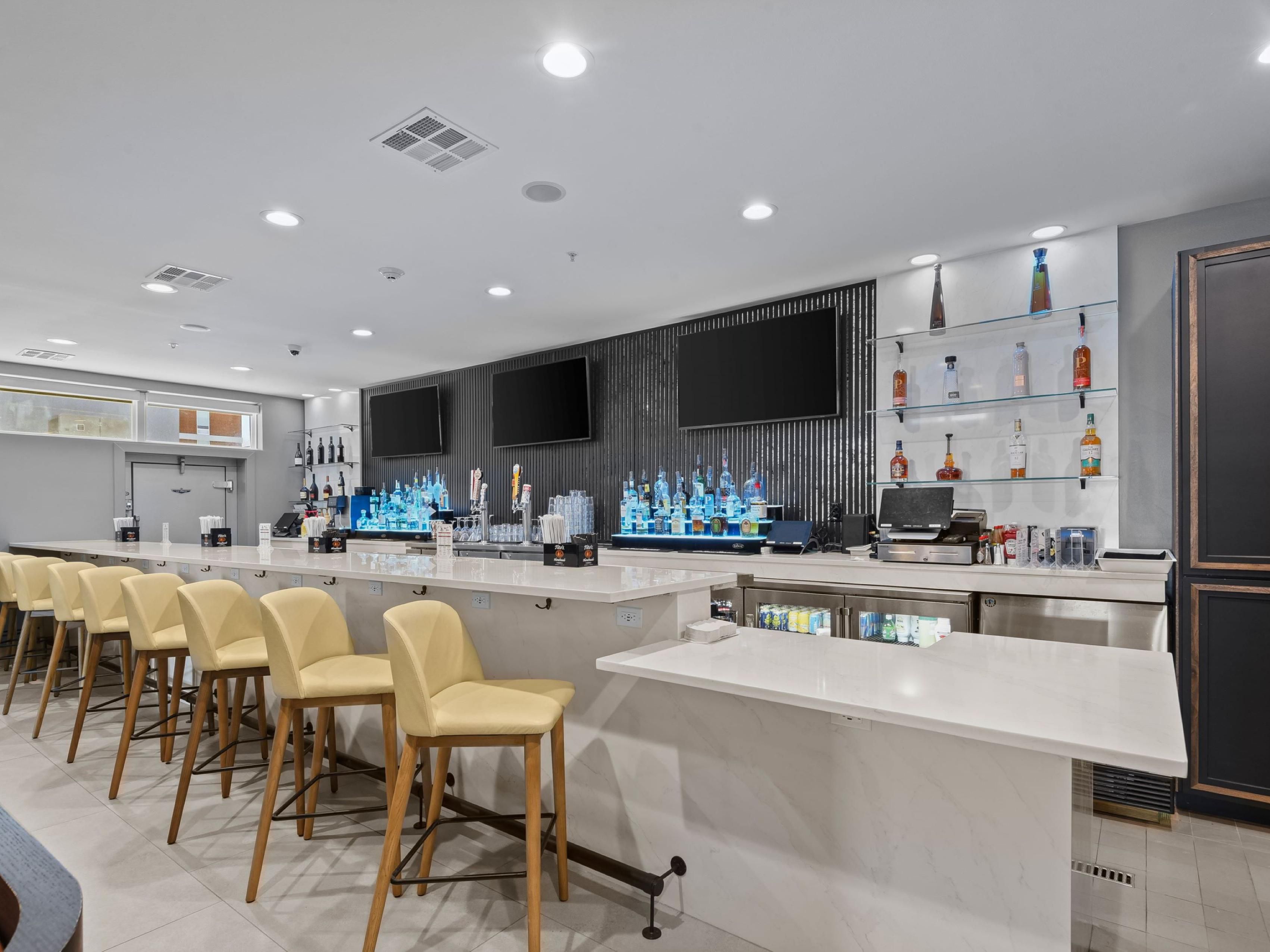 Unwind at our vibrant Bar & Lounge, the perfect spot to relax after a long day. Savor handcrafted cocktails, local beers, and a selection of fine wines in a casual and inviting atmosphere. Whether you’re catching up with friends or enjoying a nightcap, our bar provides a welcoming space for all.
