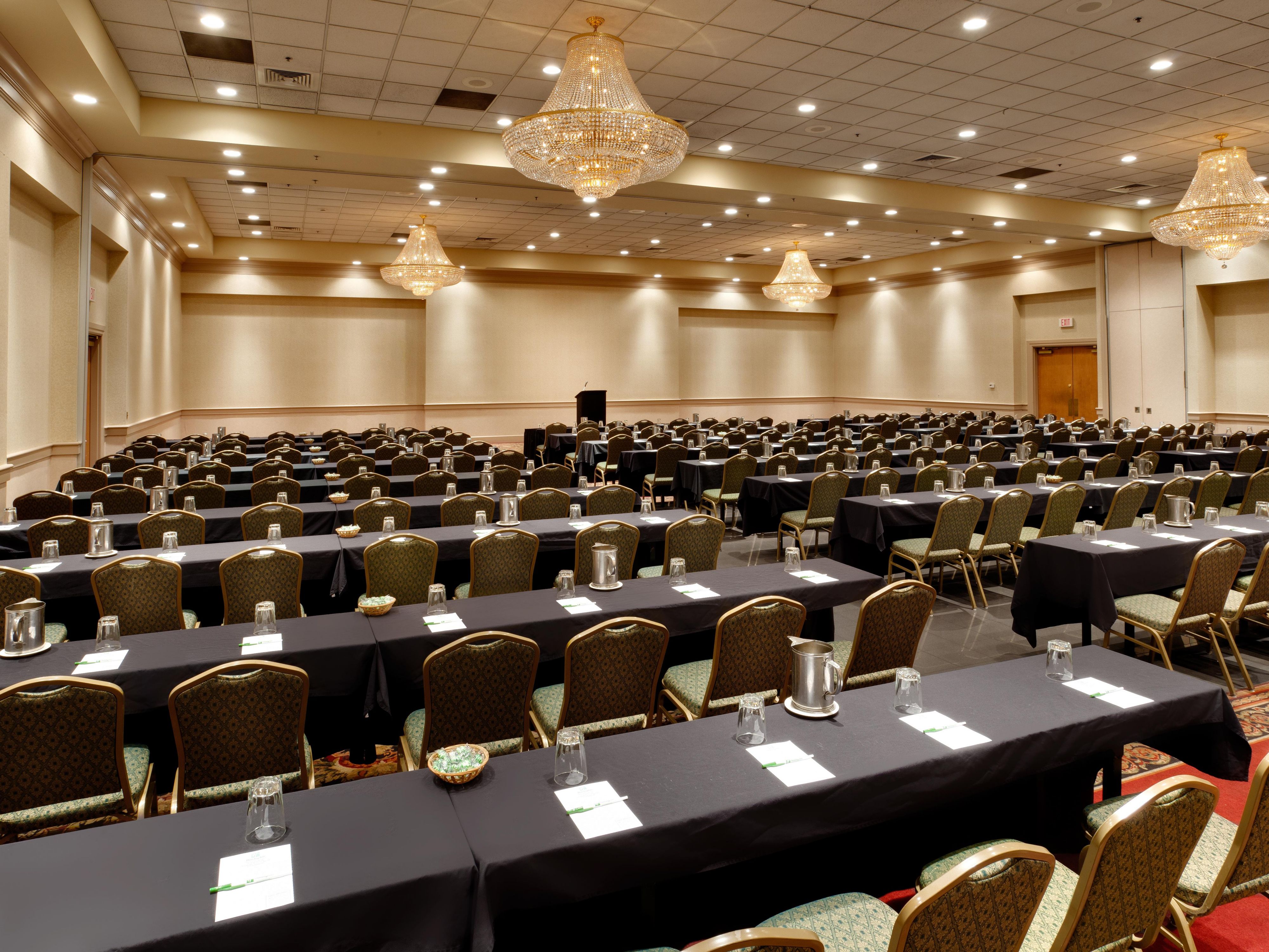 Plan your next conference, meeting, training, banquet and convention with our Sales Team!  With 20,000 square feet of meeting Space, our team is sure to find the right space, right time, and right menu to ensure a fantastic event. 