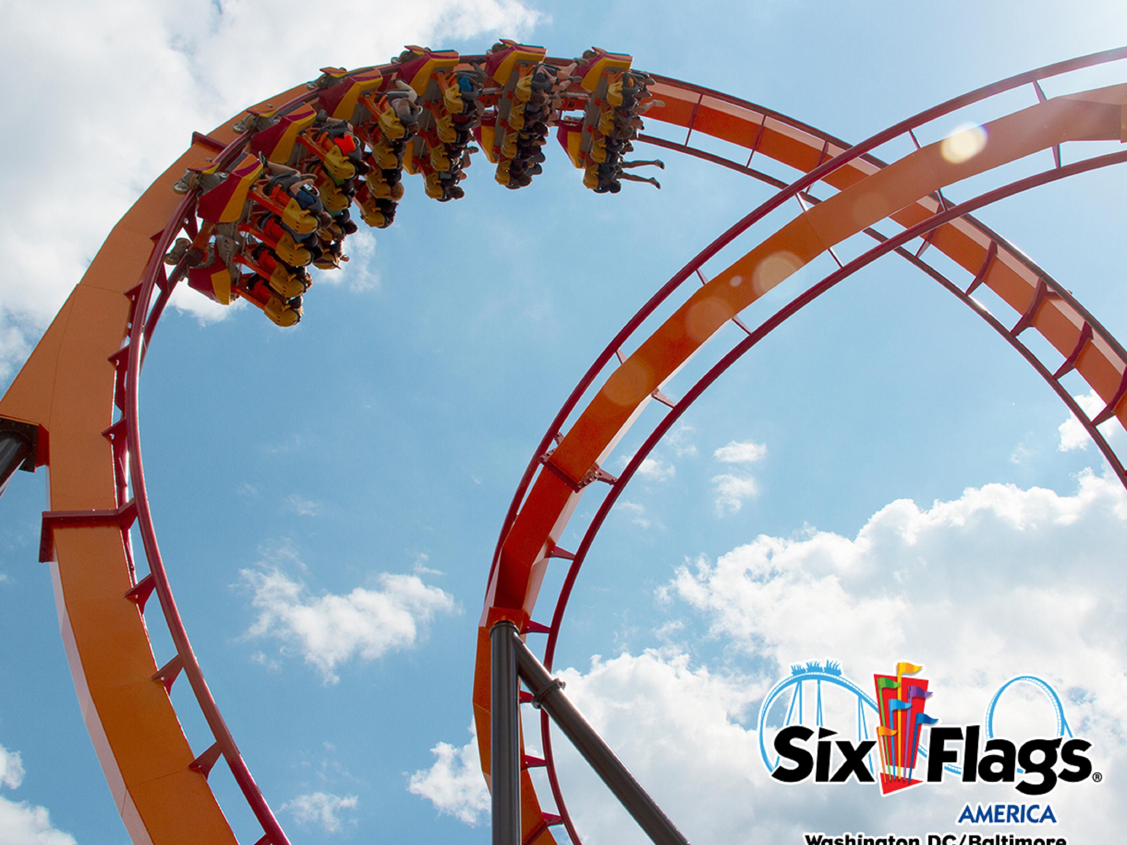 Six Flags America is open for the season and only 13 miles from the hotel.