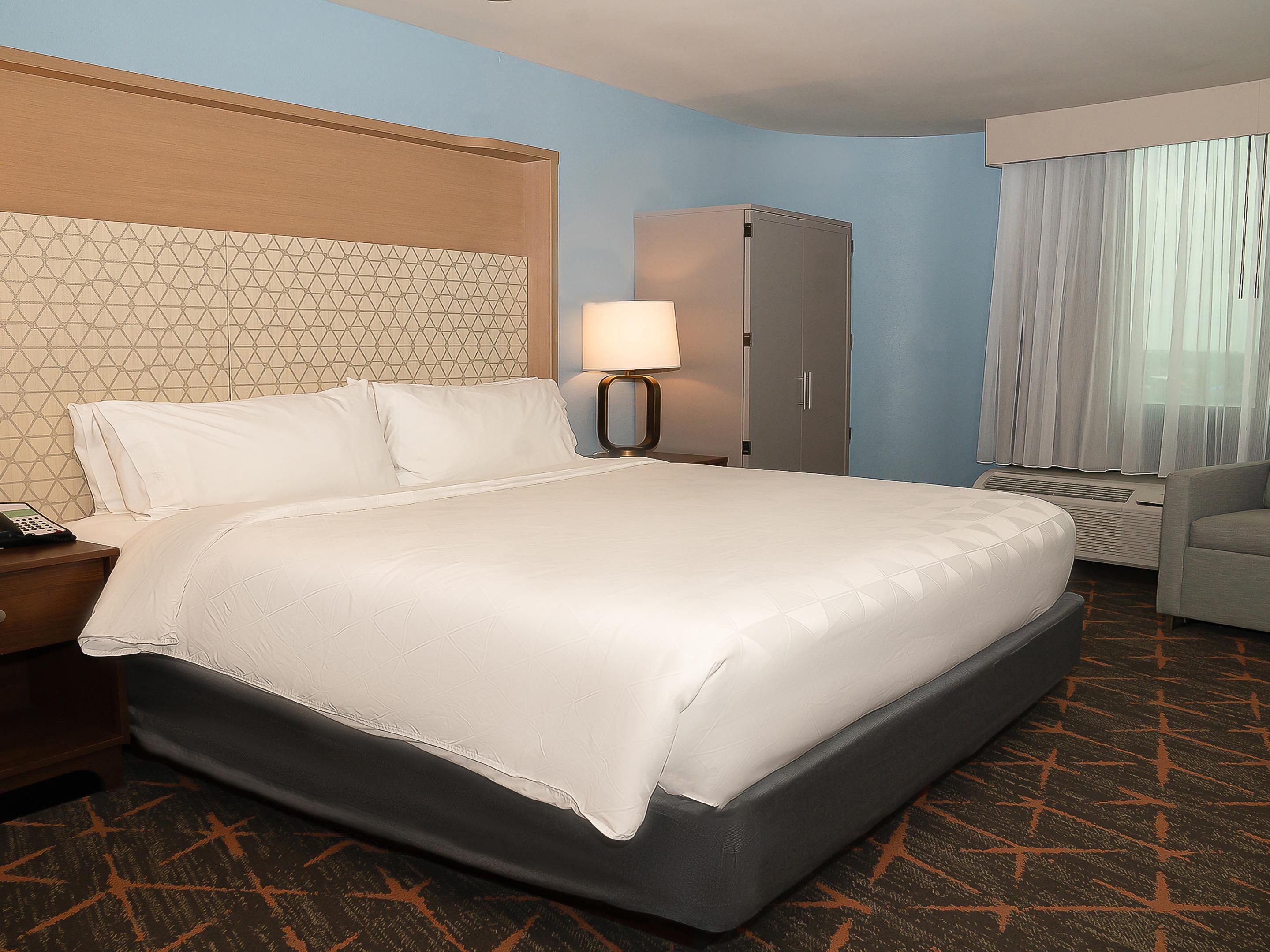 Newly renovated 1 king bed Holiday Inn West Bank Tower 