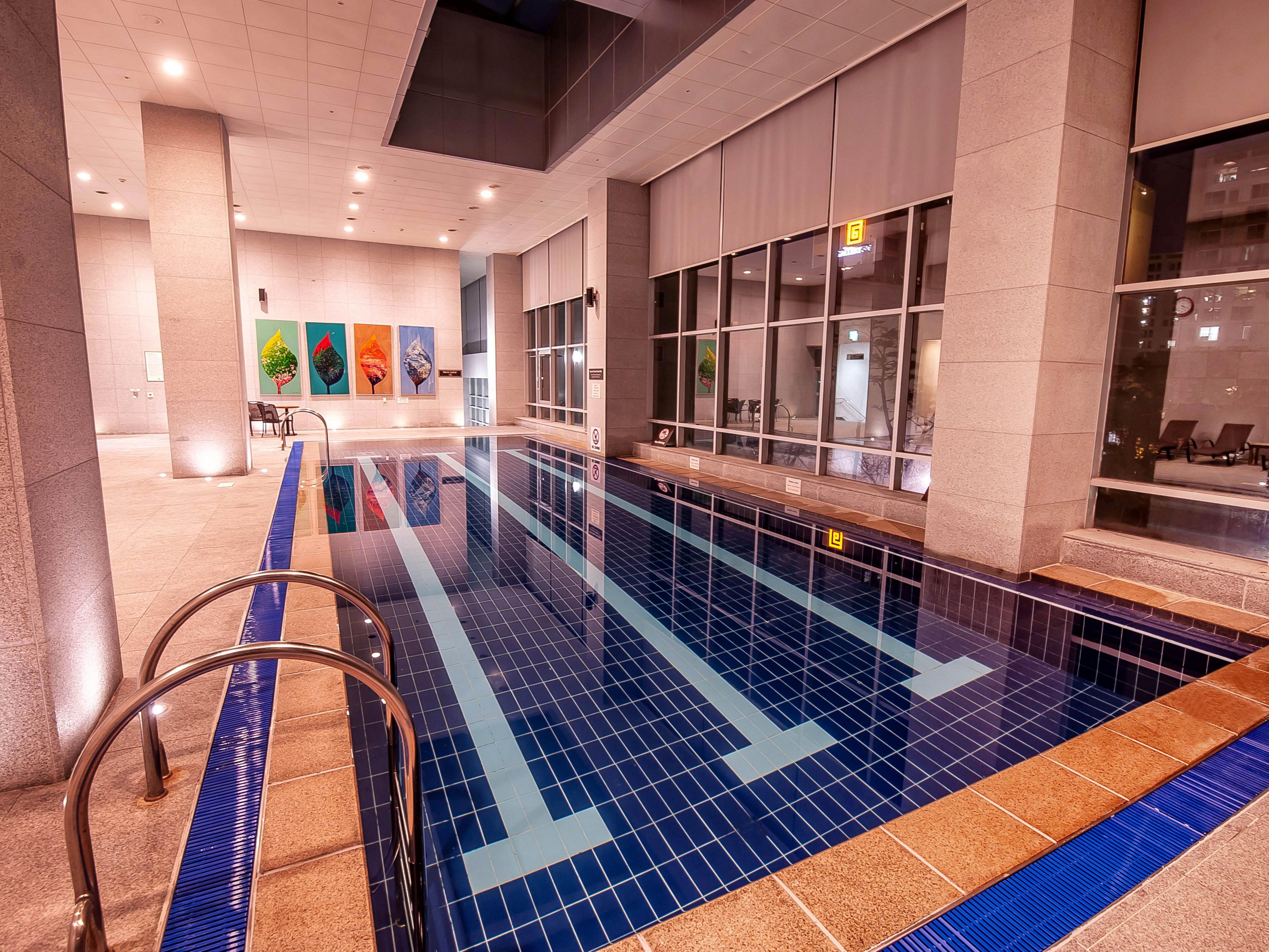 A soothing swim in our indoor swimming pool