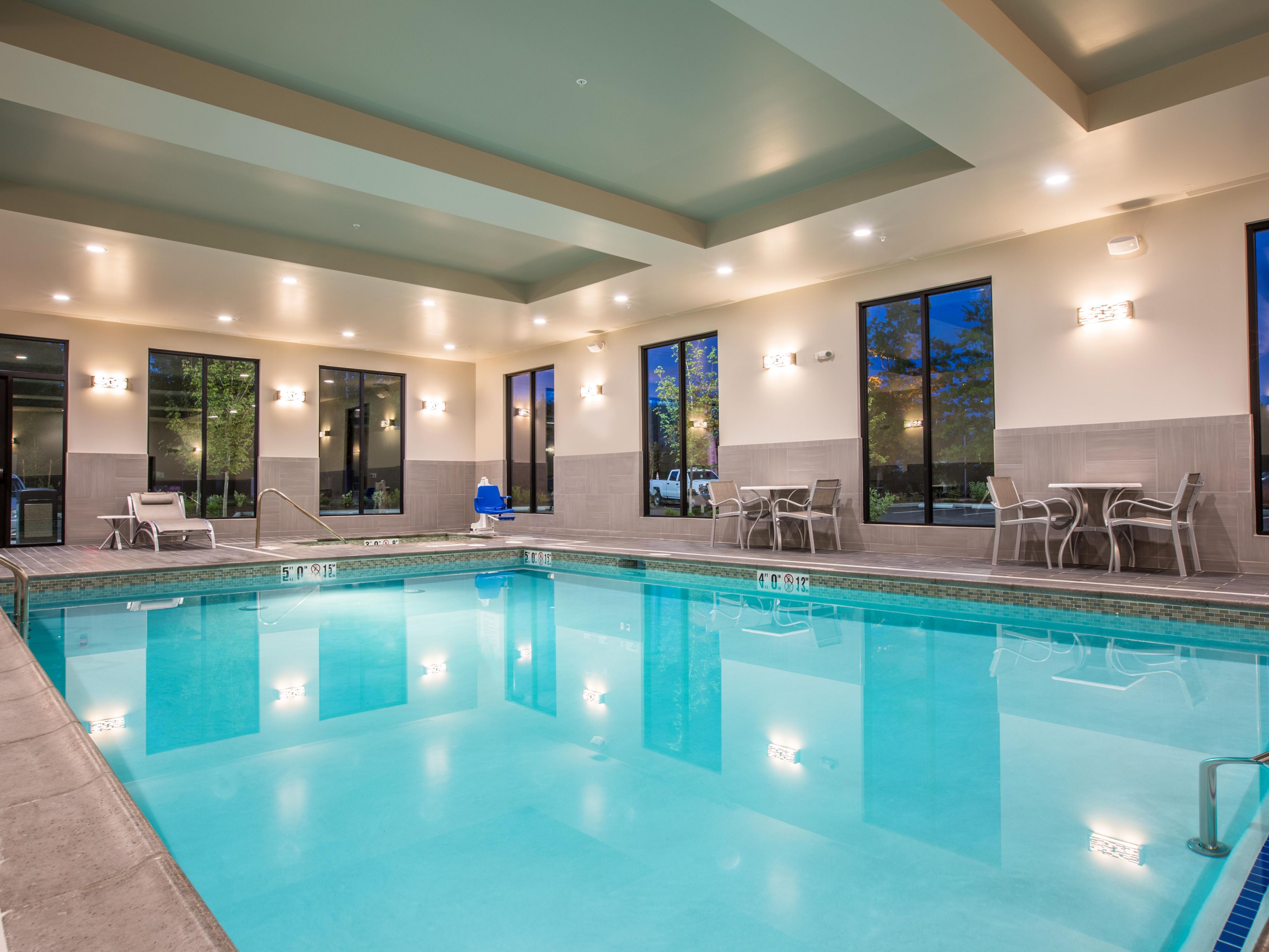 Make a splash and some new memories together in our heated indoor pool and hot tub. We’ve got breakfast covered too! Kids Eat Free is available for ages 11 & under from our Kids Menu when accompanied by a family member dining from our regular menu!