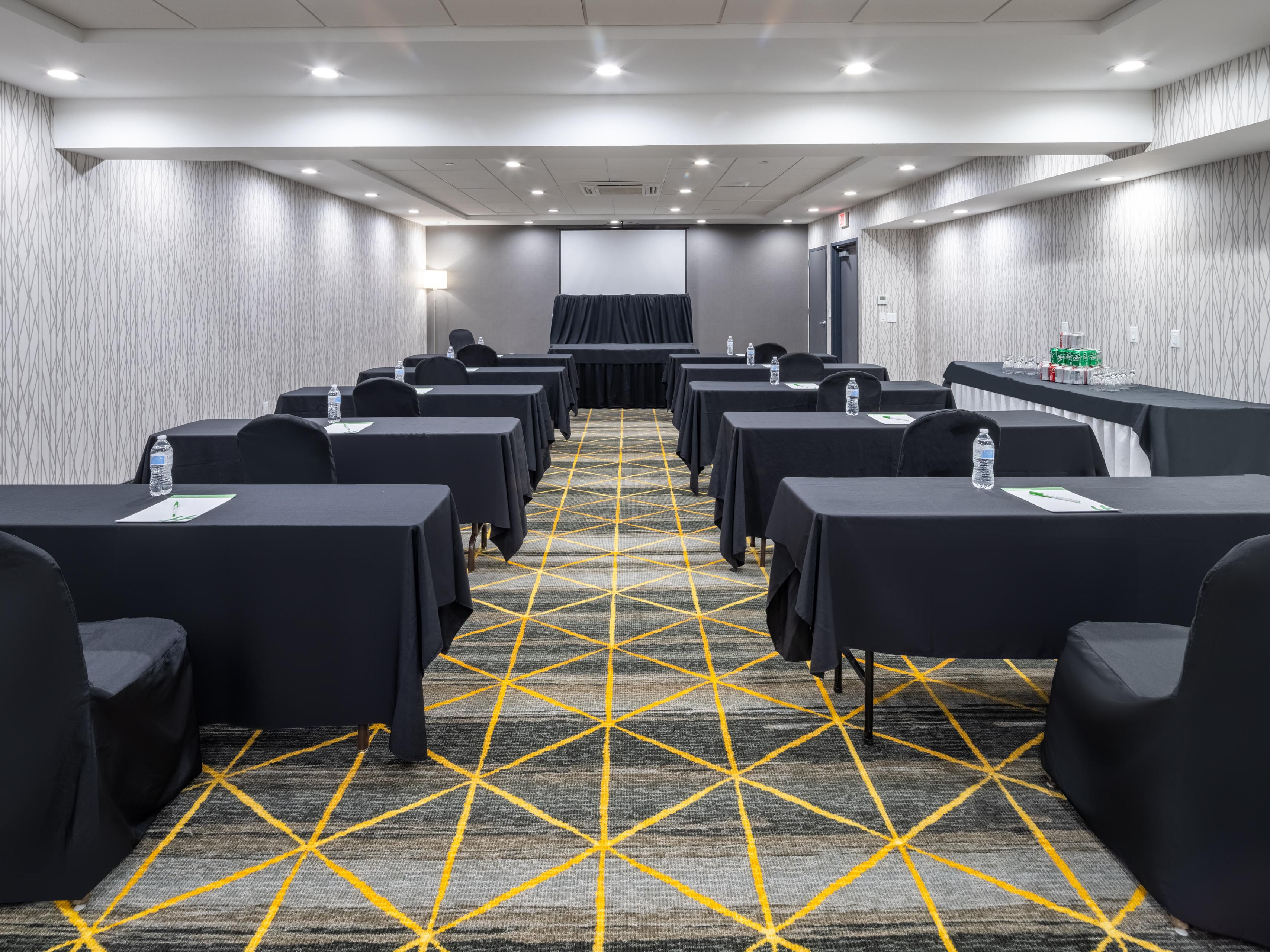 Host business and social gatherings at our Long Island hotel, where personalized service and customized catering set the stage for unforgettable events. With six versatile venues across our four meeting rooms, for up to 200 guests, we ensure gatherings of all sizes are a success. 