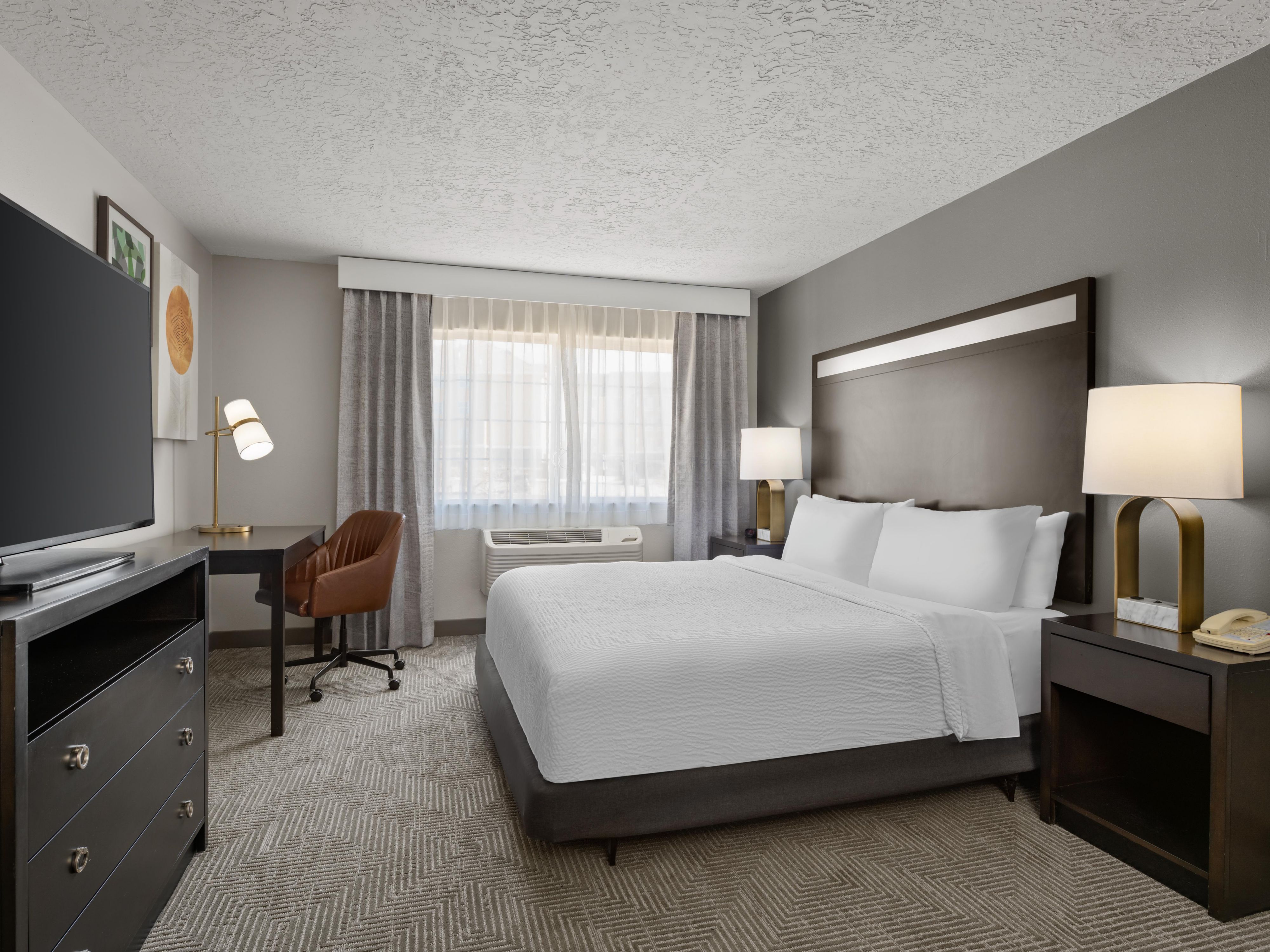 Make yourself at home in our guest rooms.