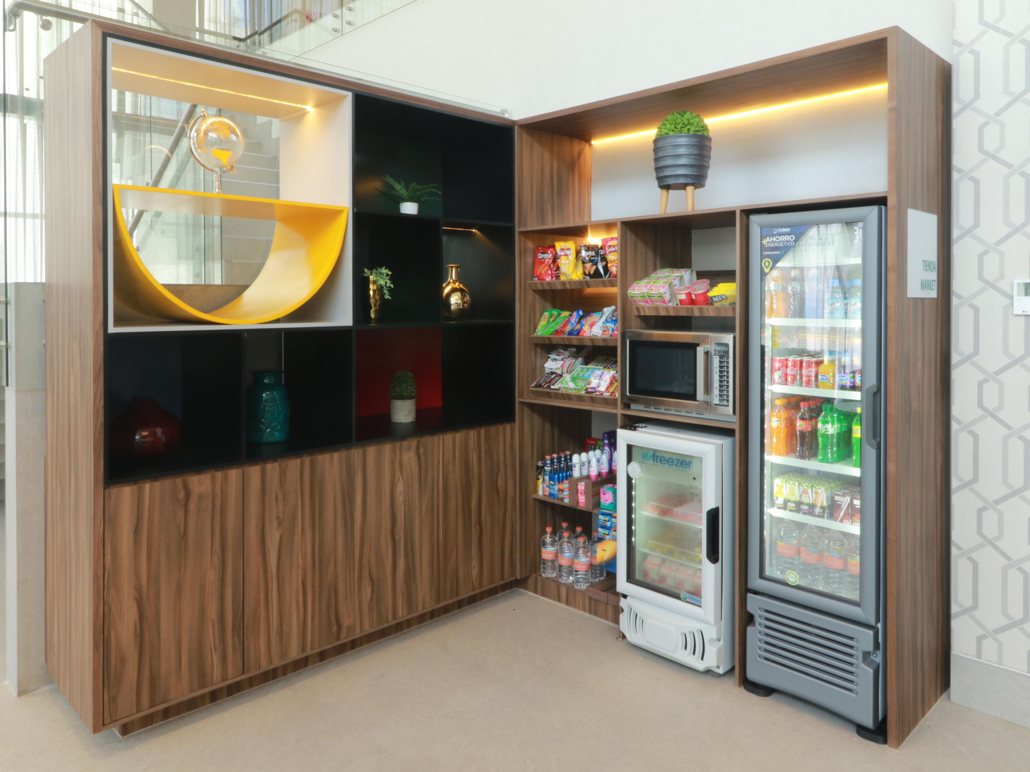 Right next to our front desk, you’ll find our convenience store featuring local merchandise, snacks, beverages, personal care essentials, and more—everything you need, right at your fingertips.