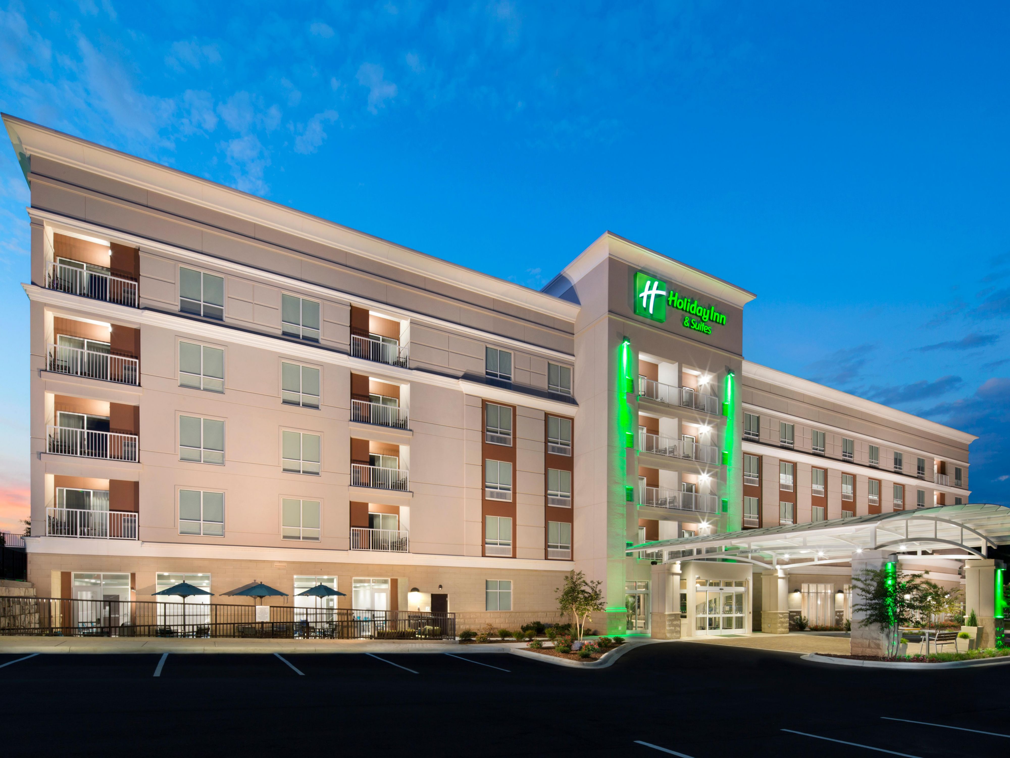 Our hotel is just a mile from Asheville Regional Airport