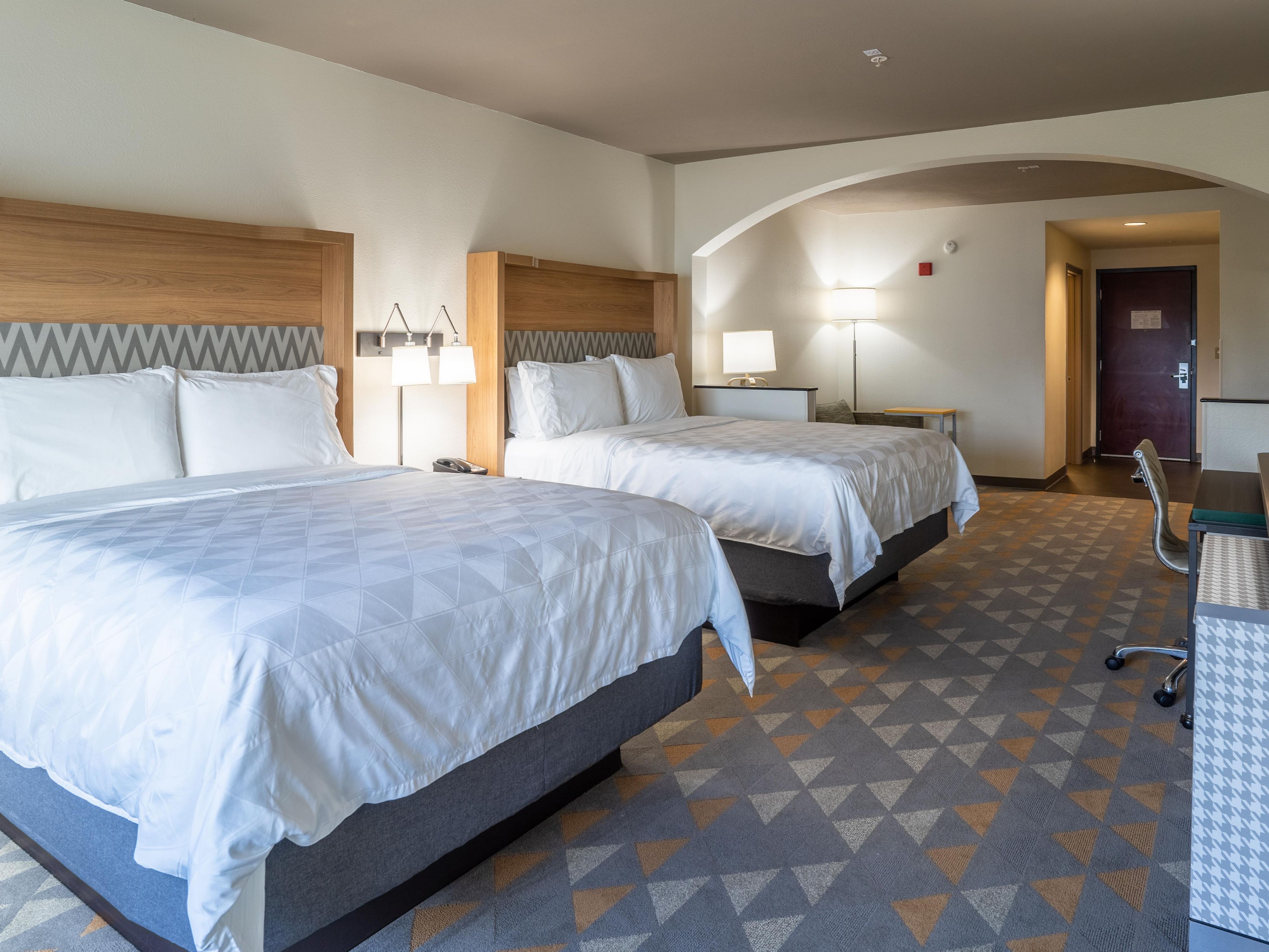 Standard two queen room with sleeper sofa