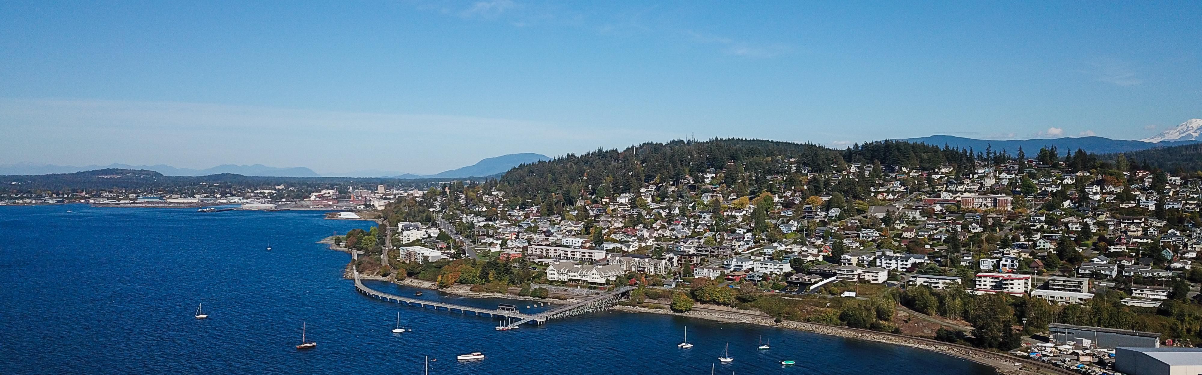 Enjoy the natural beauty of Belligham Taylor Dock in Washington.