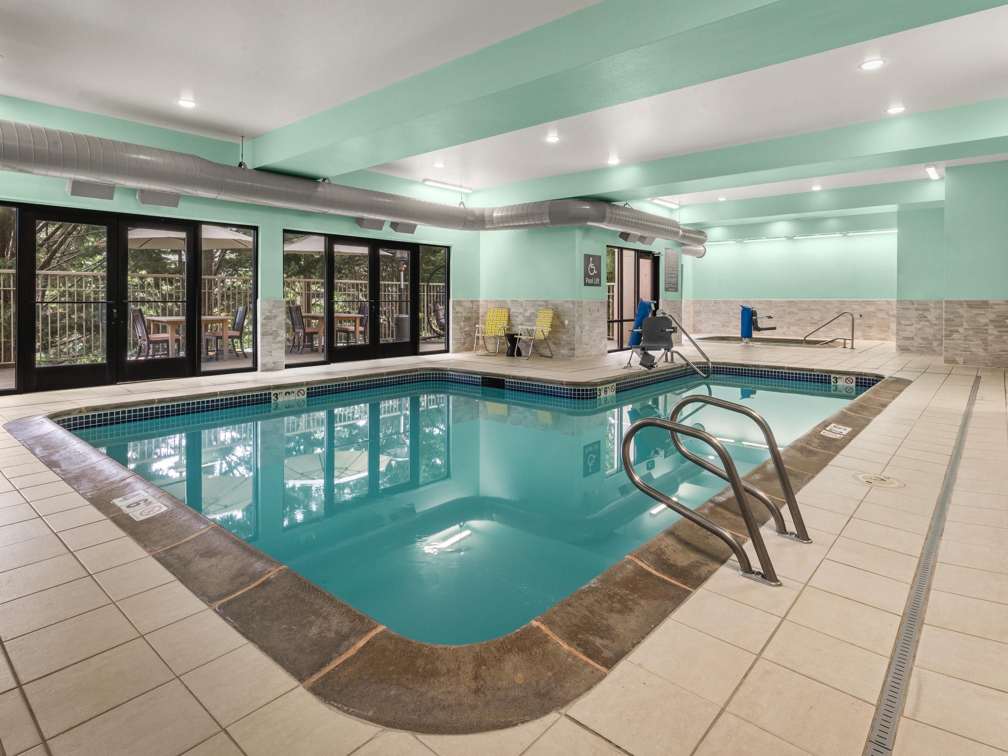 Come and enjoy a swim, or relax and unwind in our hot tub! Pool hours are 6am-10pm daily.
