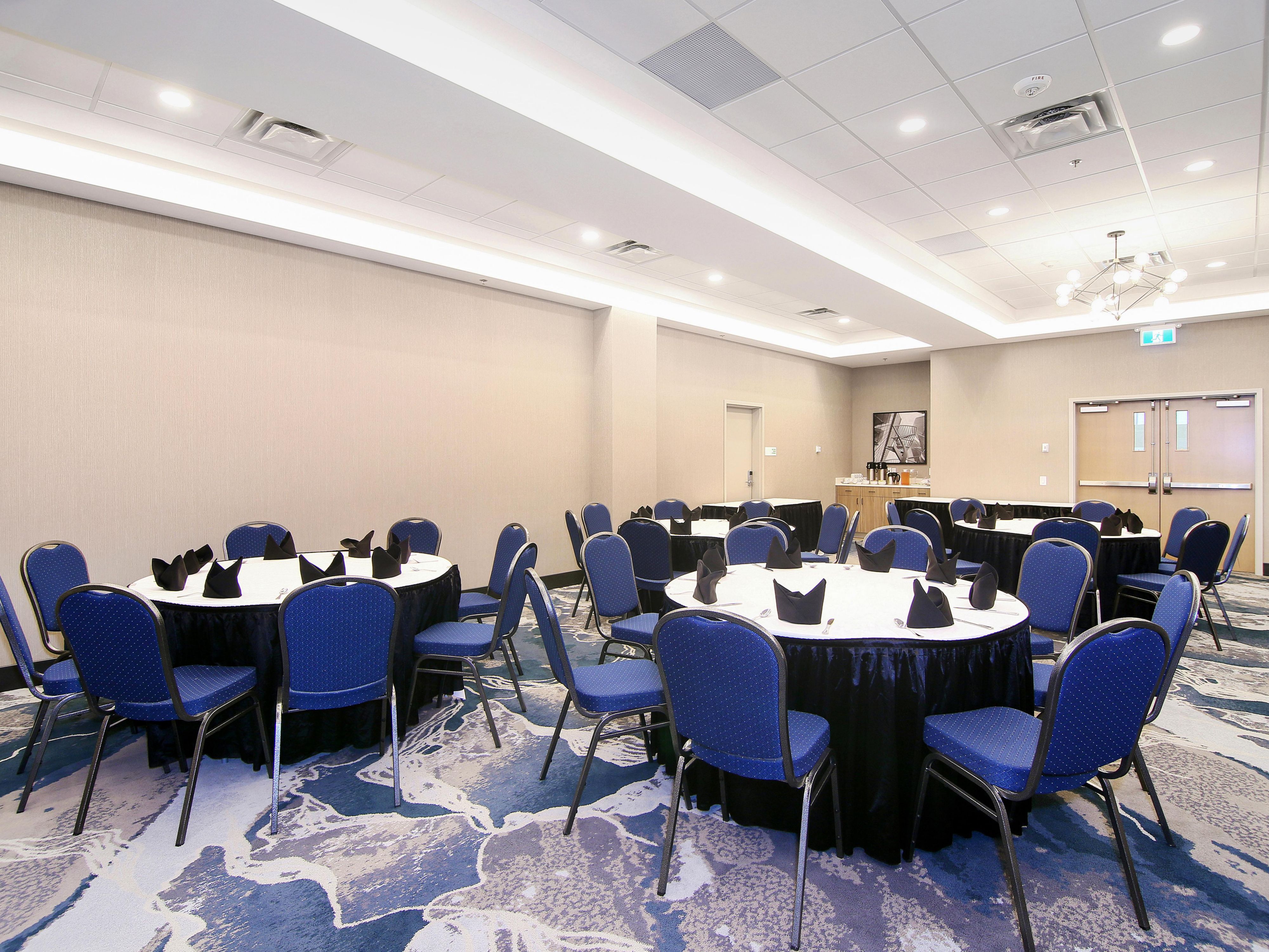 Over 3000 sq. ft. of event and meeting space, in-house catering, top-of-the-line AV, and dedicated meeting specialists to ensure everything goes just right with your event.