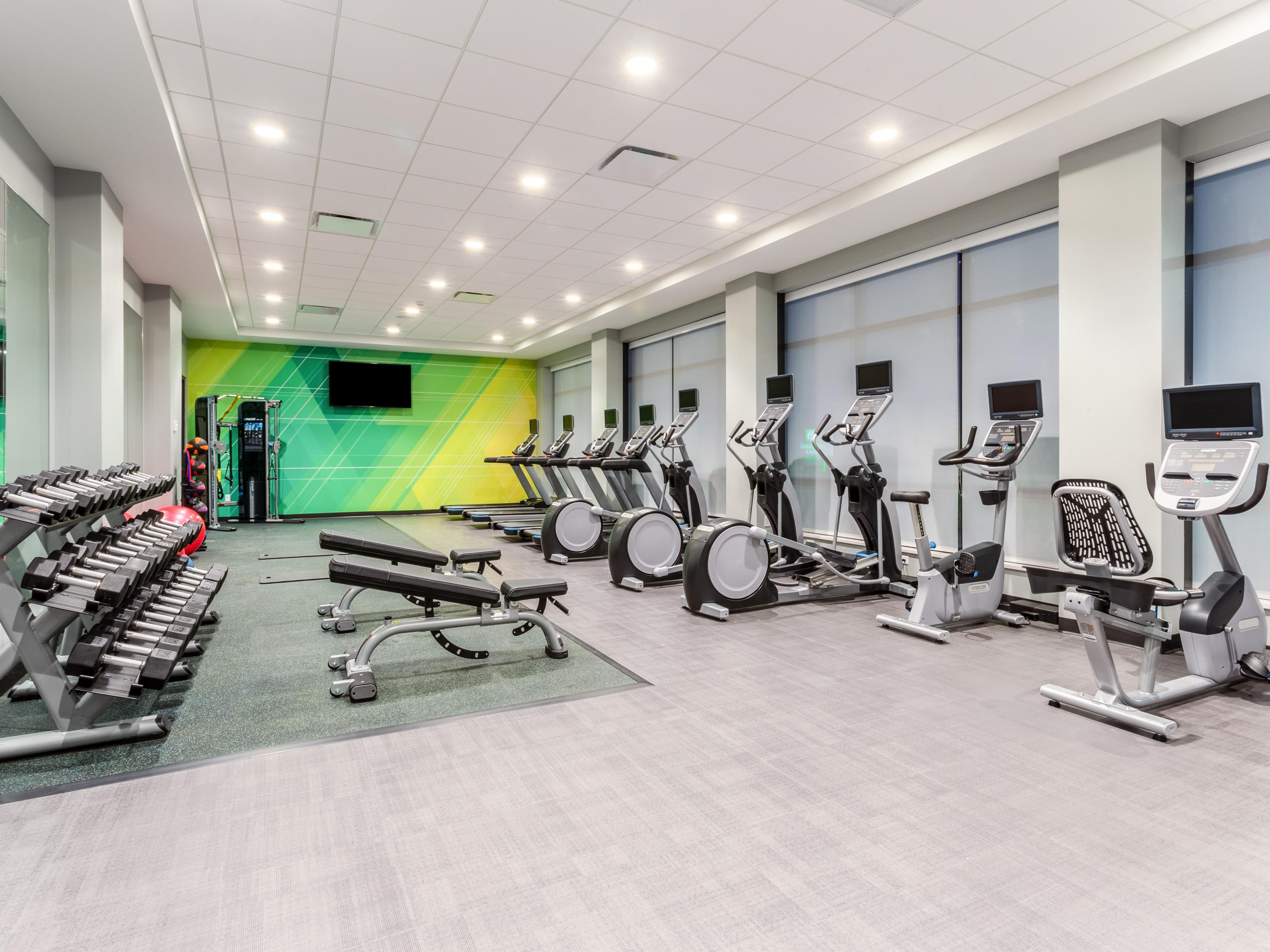 Work up a sweat in our state-of-the-art Fitness Center.