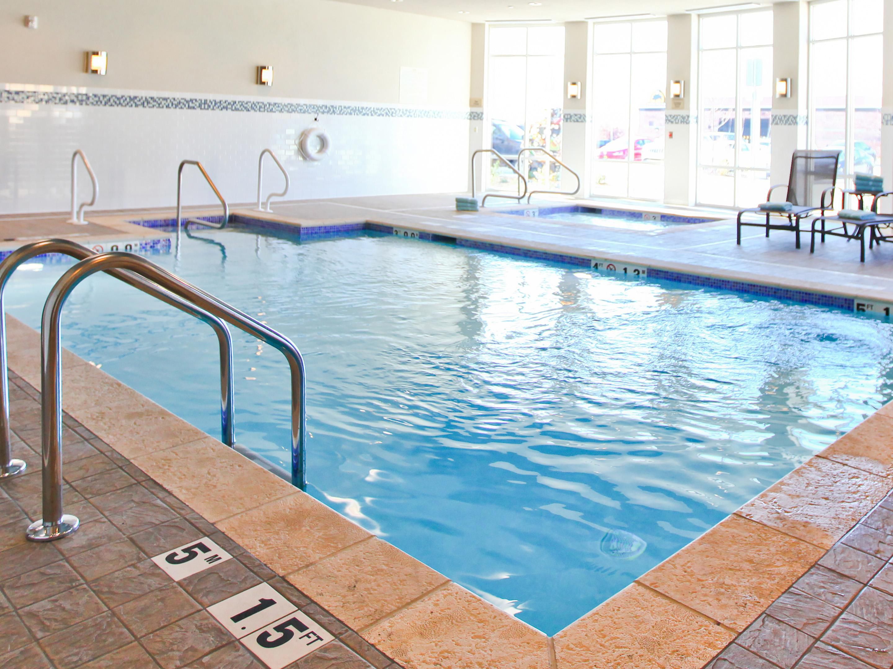 Explore the many amenities that provide added benefits to your accommodation experience. Between the indoor pool, heated whirlpool, Fitness Center, and complimentary Wi-Fi, we strive to think of every last detail so you don’t need to.