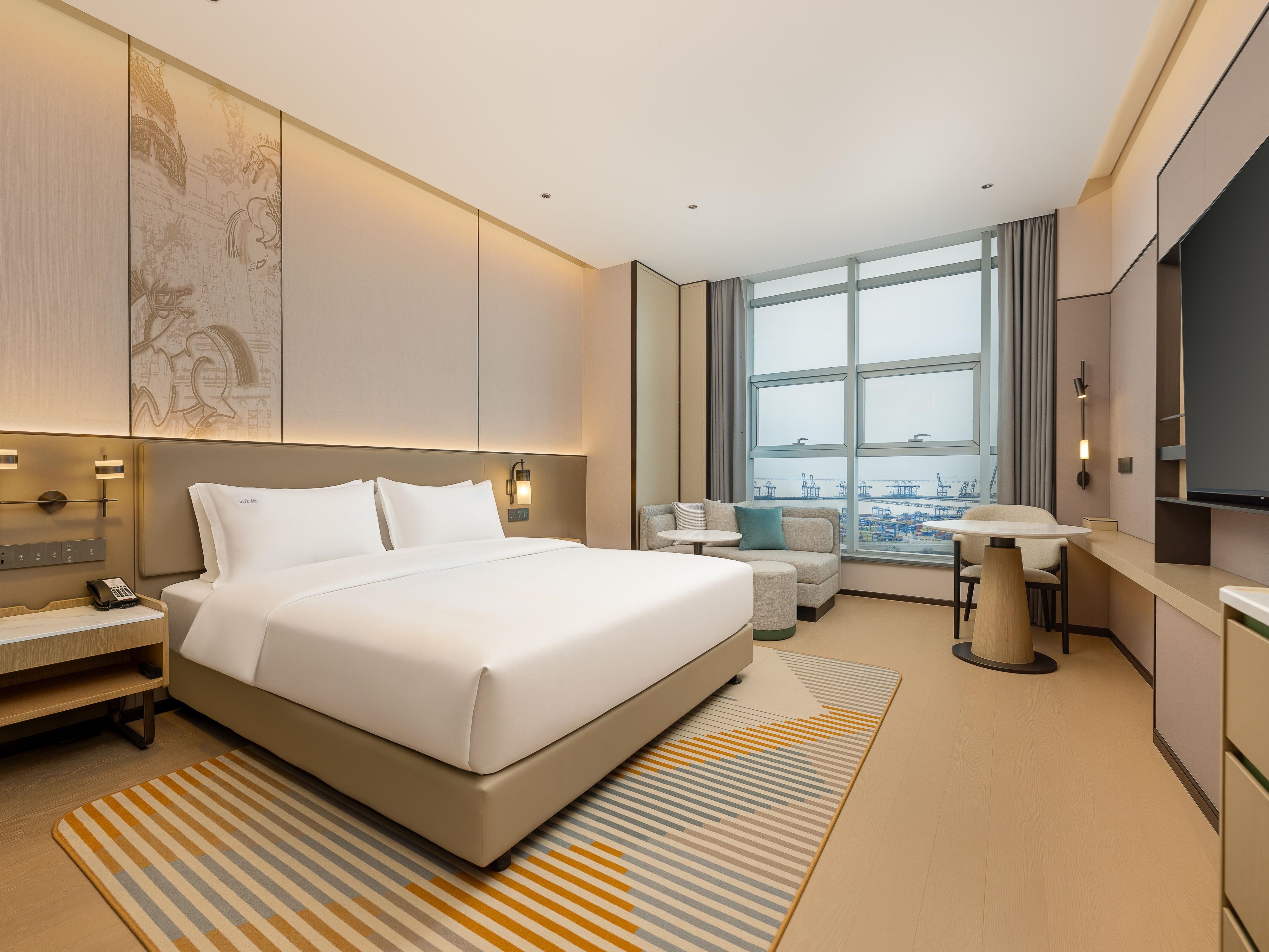 豪华房 1张超大床 海景