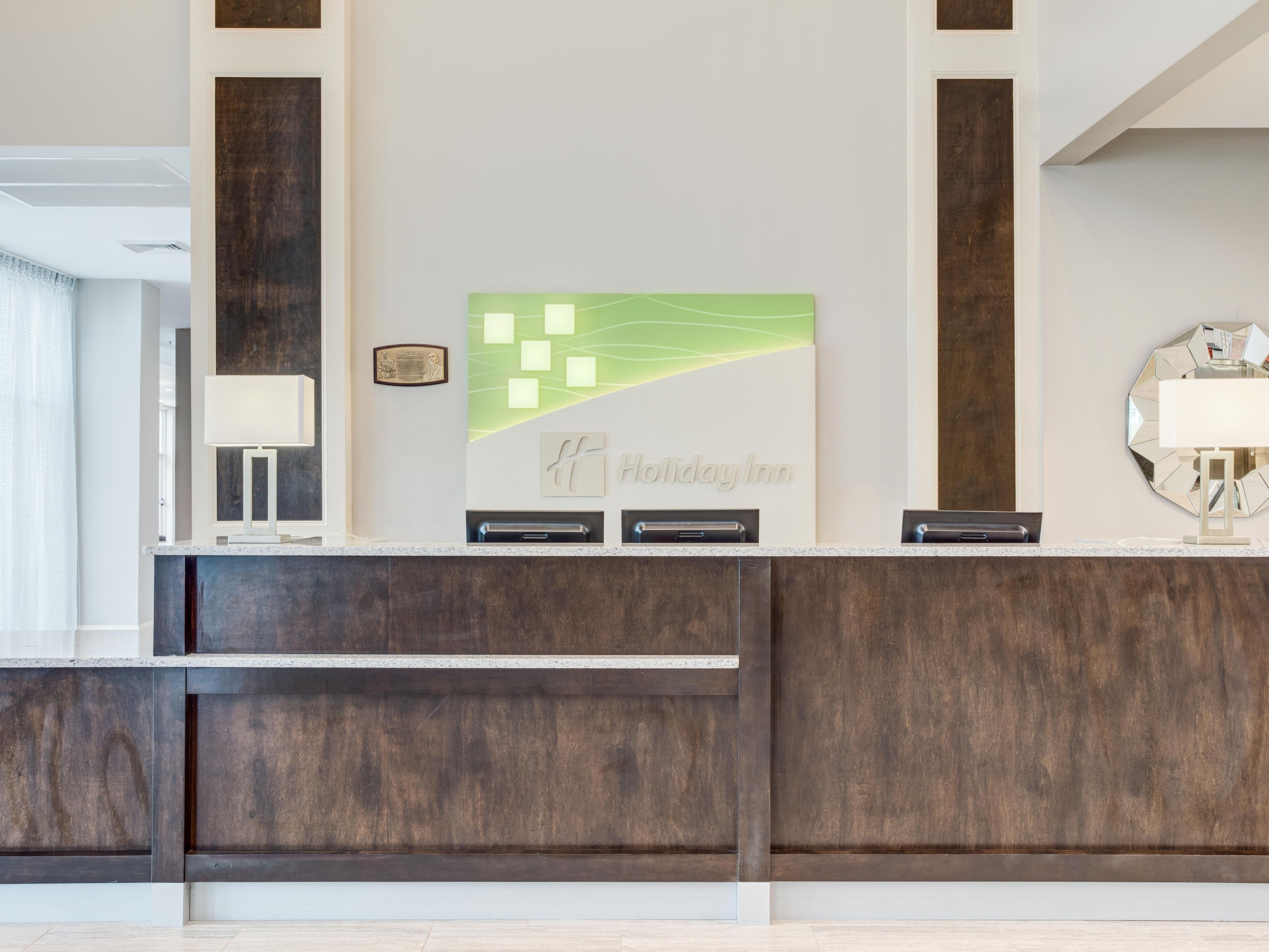 When choosing a venue for your sleeping/meeting needs, you want to know you will receive excellent service. Here at Holiday Inn Lafayette North, our award winning staff have the trophies to prove that we are second to none in service and quality. 2016 IHG Newcomer Award, 2017-2018 IHG Quality Excellence Award, and 2024 IHG True Hospitality Award.