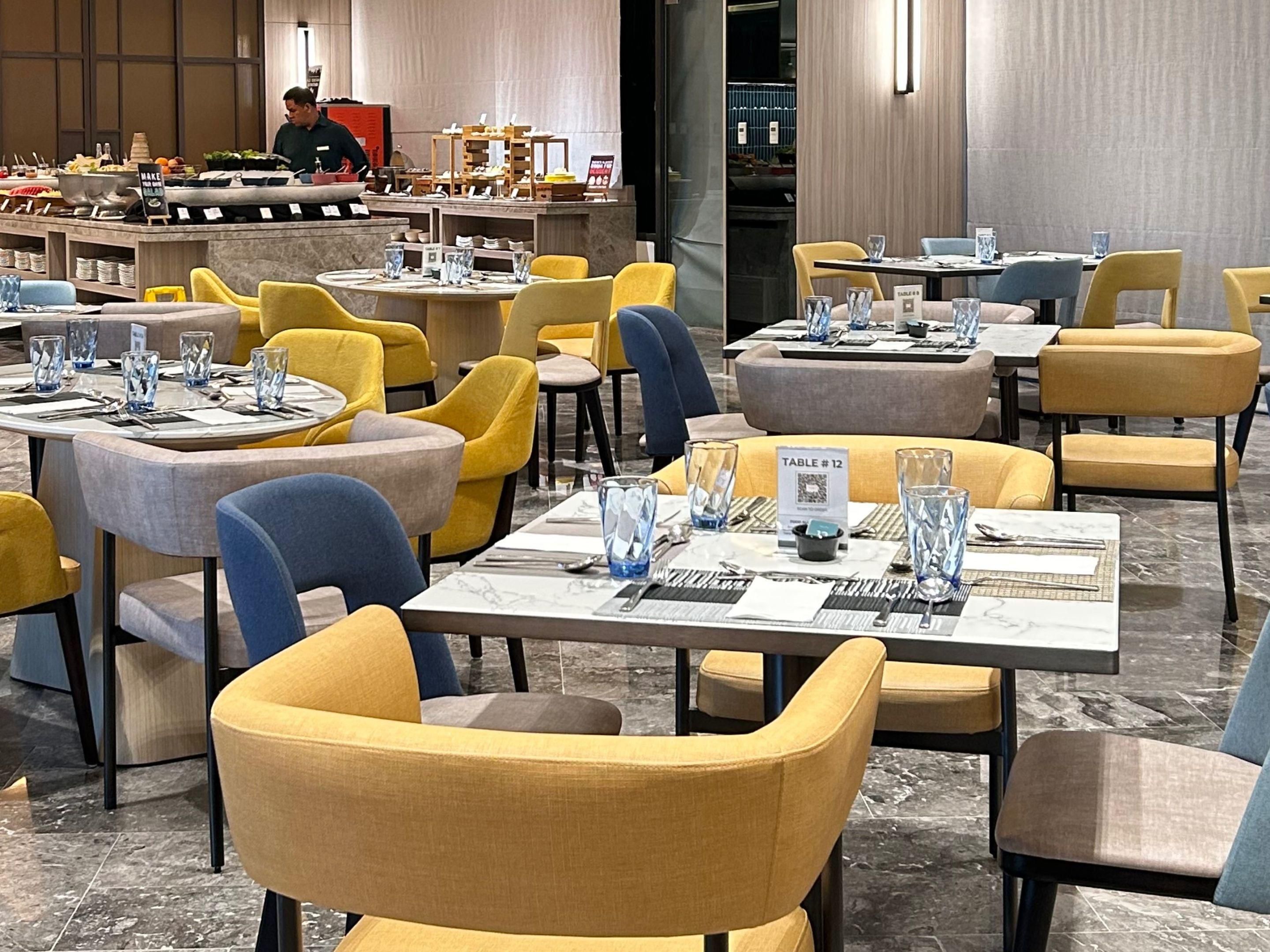 Flavors Restaurant brings together best of Modern Comfort Cuisine in a fresh and inviting setting at the heart of Makati. From hearty classics to contemporary favorites, every dish is crafted to feel both familiar and exciting. Open daily 6:00 AM to 10:00 PM. Breakfast 6:00 AM to 10:30 AM, Lunch 12:00 NN to 3:00 PM, Dinner 6:00 PM to 10:00 PM.