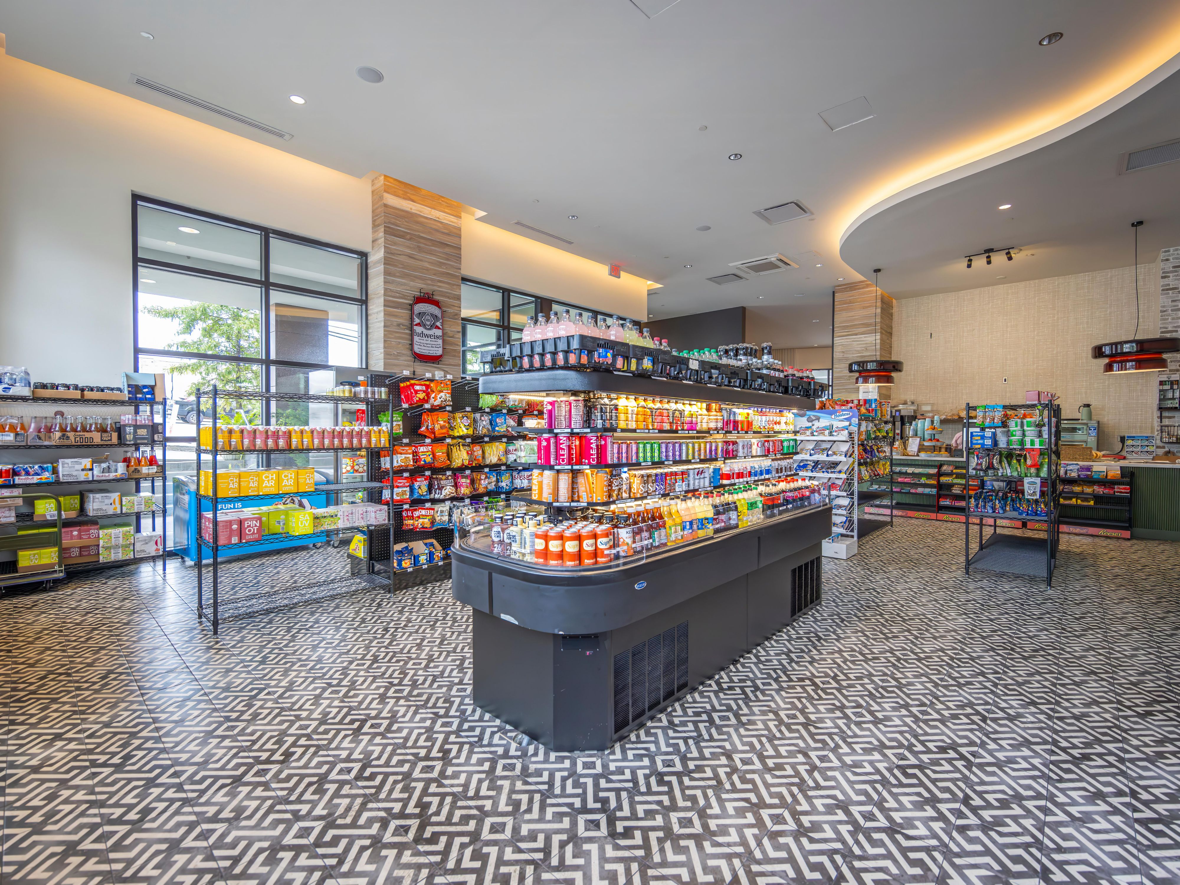 Our on-site Bodega is your go-to spot for quick bites, drinks, and essentials right in the heart of downtown Nashville. Whether you're grabbing a coffee before exploring Broadway or picking up snacks and local treats, Bodega has you covered. Conveniently stocked with a variety of options, it's perfect for travelers on the move.