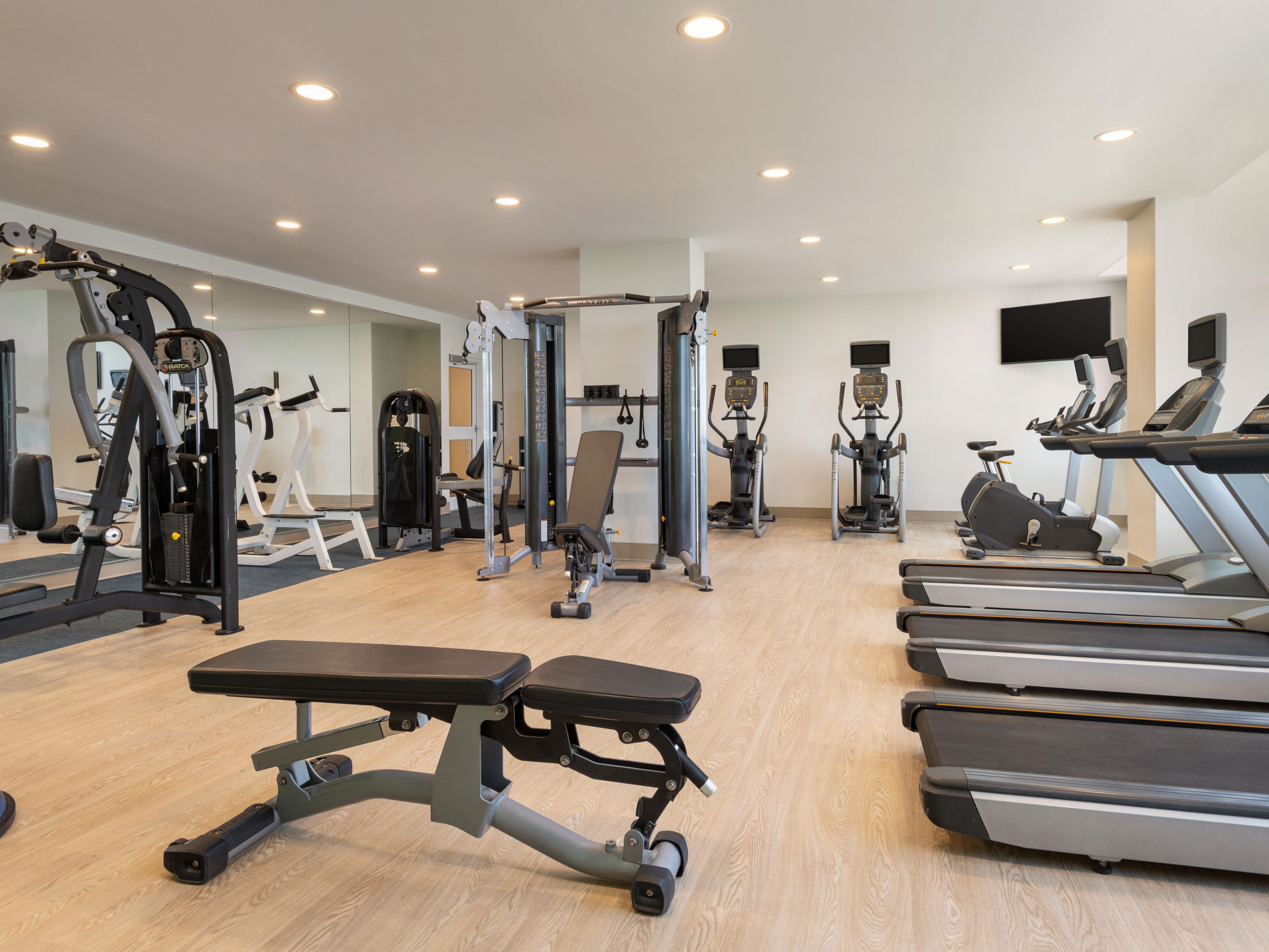 Whether you're here to relax and rejuvenate or traveling for business, you can still enjoy a vigorous workout in our fitness facility.
