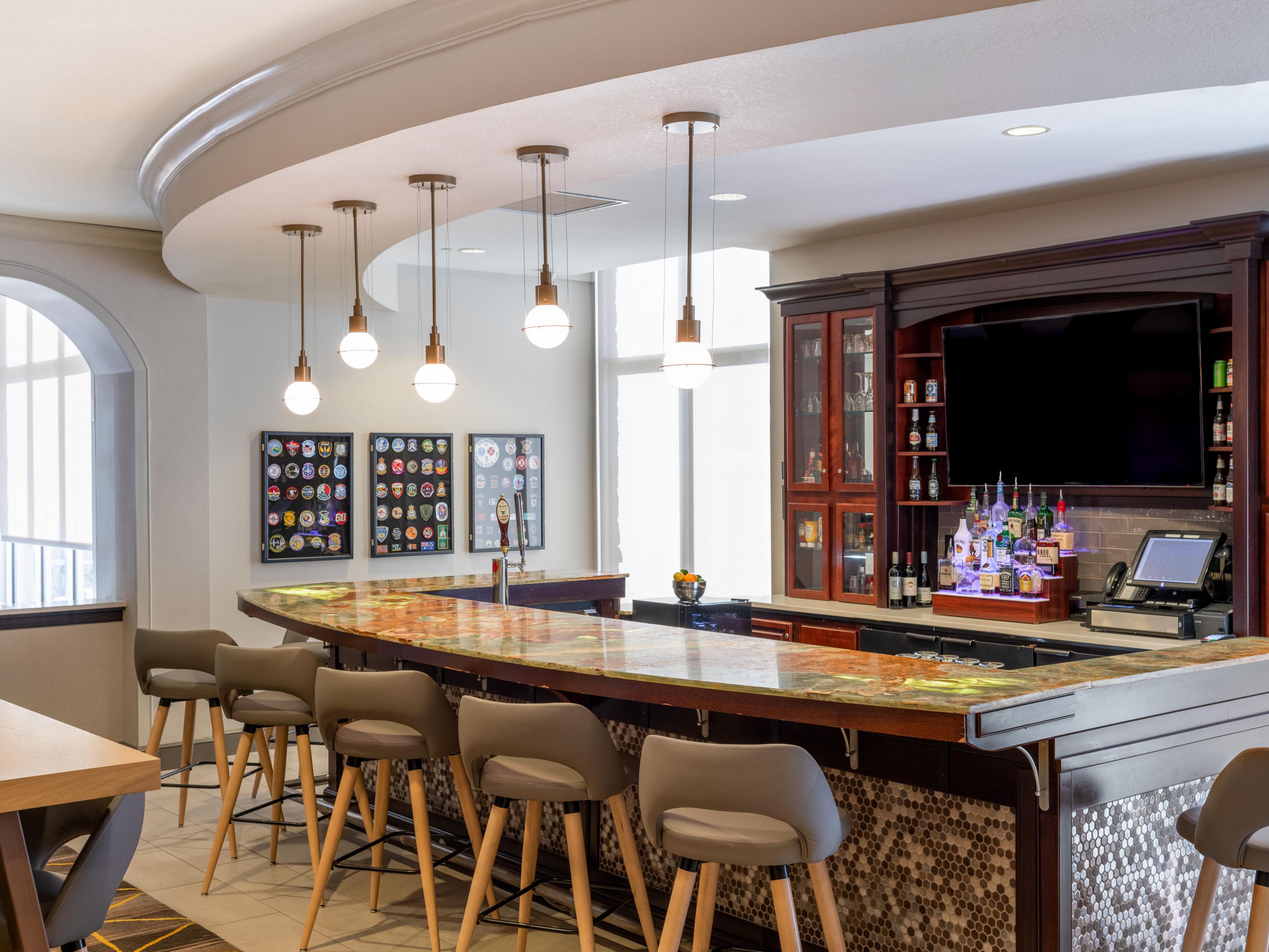 Open nightly with a wide variety of items from fresh cut salmon to half pound Angus burgers cooked to order. Specialty and classic cocktails! We accept reservations for large groups!