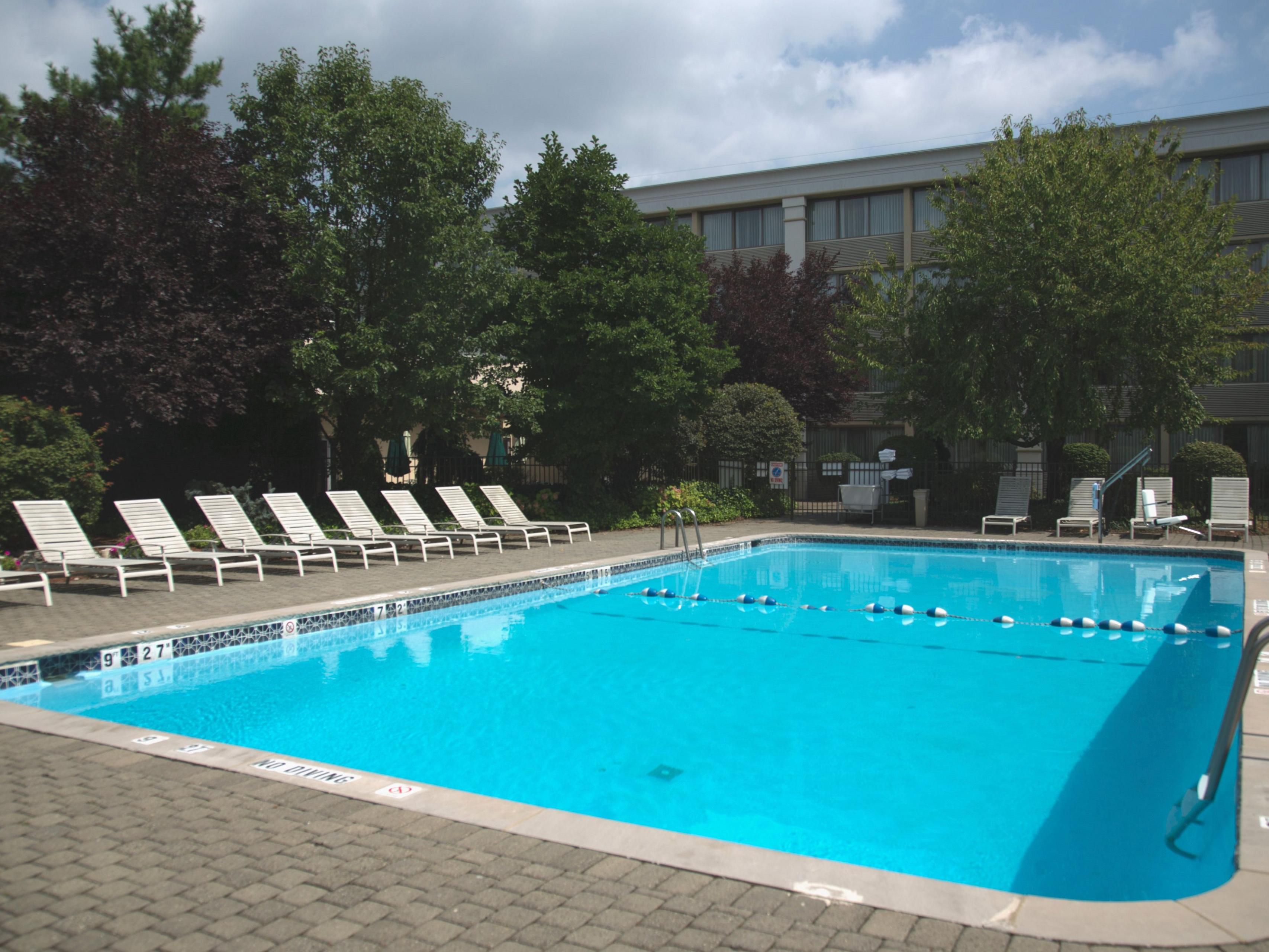 Take a dip! Our indoor swimming pool is open for your enjoyment.