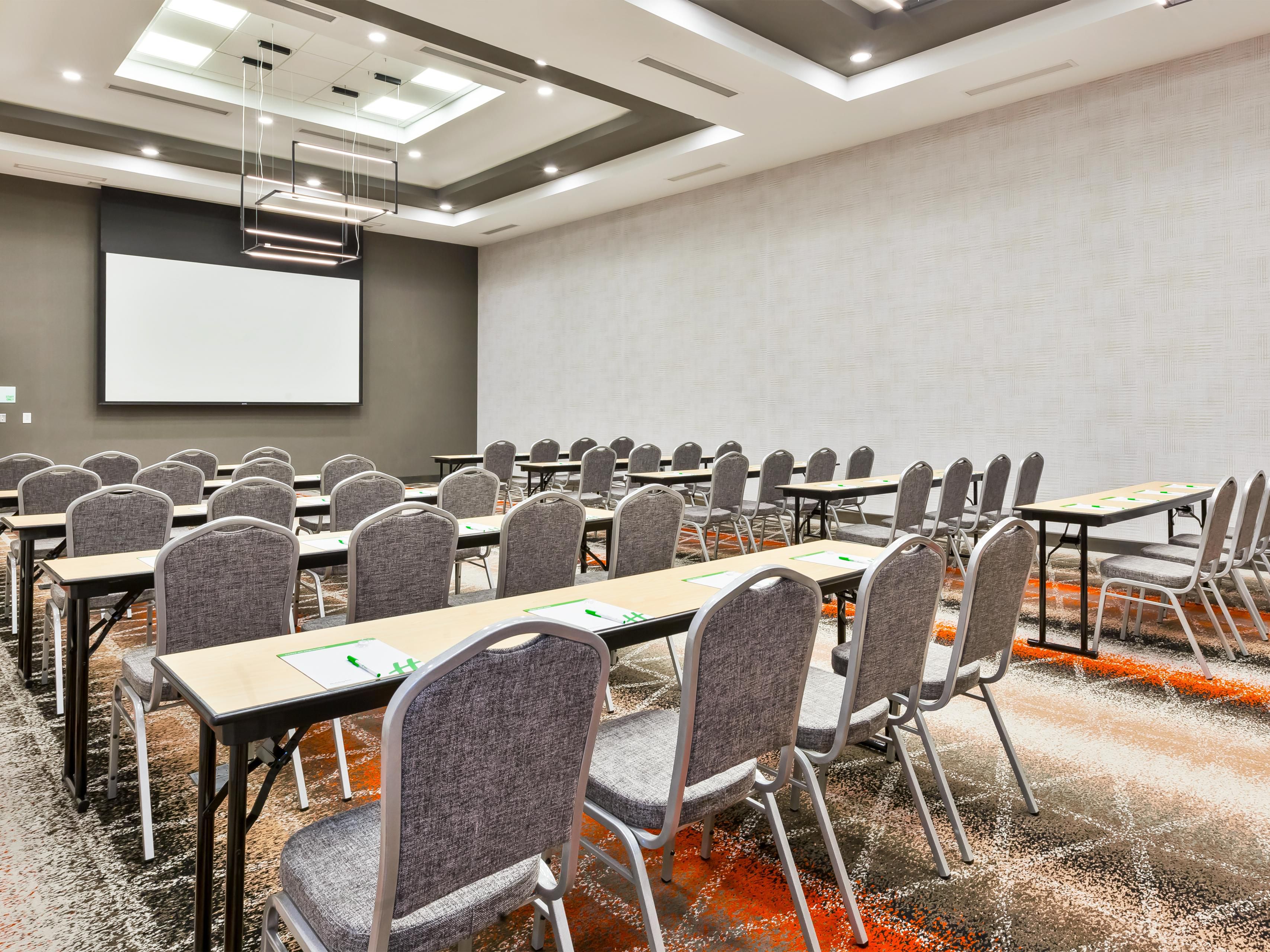 From a boardroom to a Grand Ballroom, our Perrysburg hotel features versatile event spaces, perfect for any occasion. With flexible layouts and state-of-the-art AV equipment, we can accommodate everything from corporate meetings to social gatherings, ensuring a seamless and professional experience.