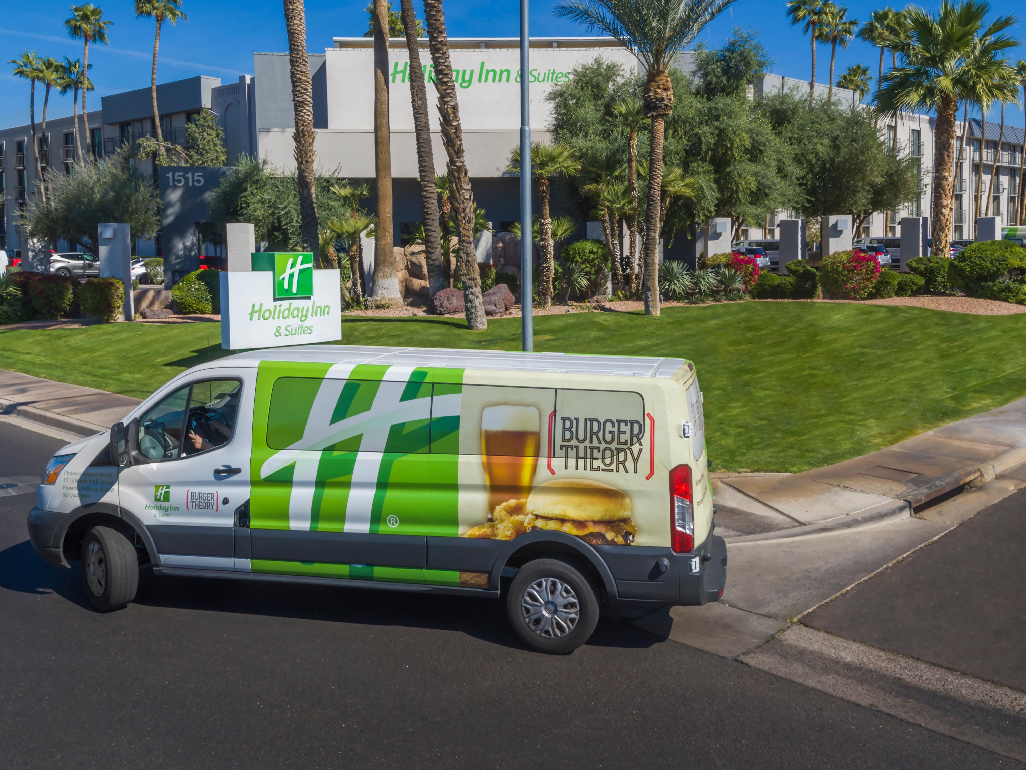 Let us take the Stress out of Travel! Our 24/7 complimentary airport shuttle will take you directly to your terminal for a seamless connection to your flight.