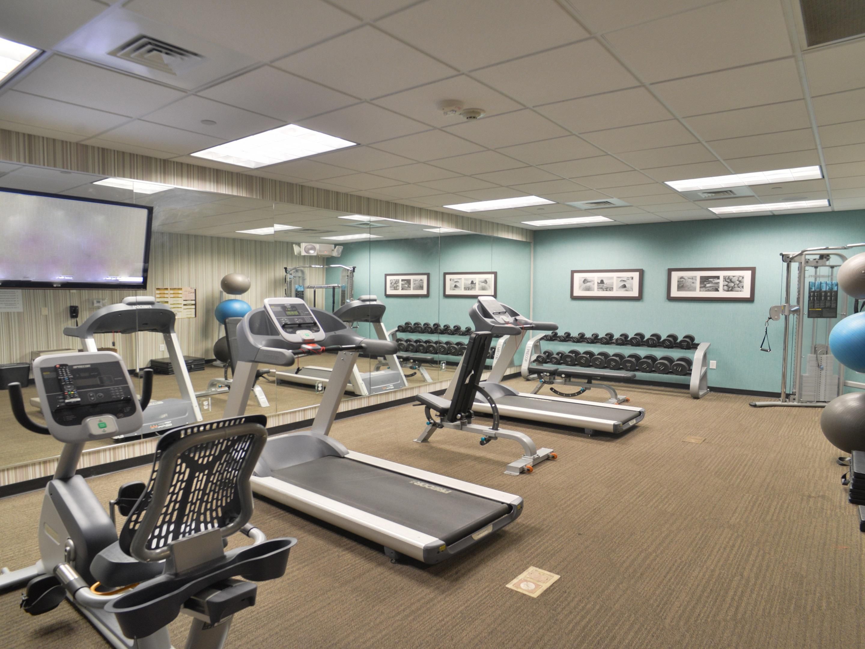 Stay fit even while on the road with our on-site state of the art fitness center. 