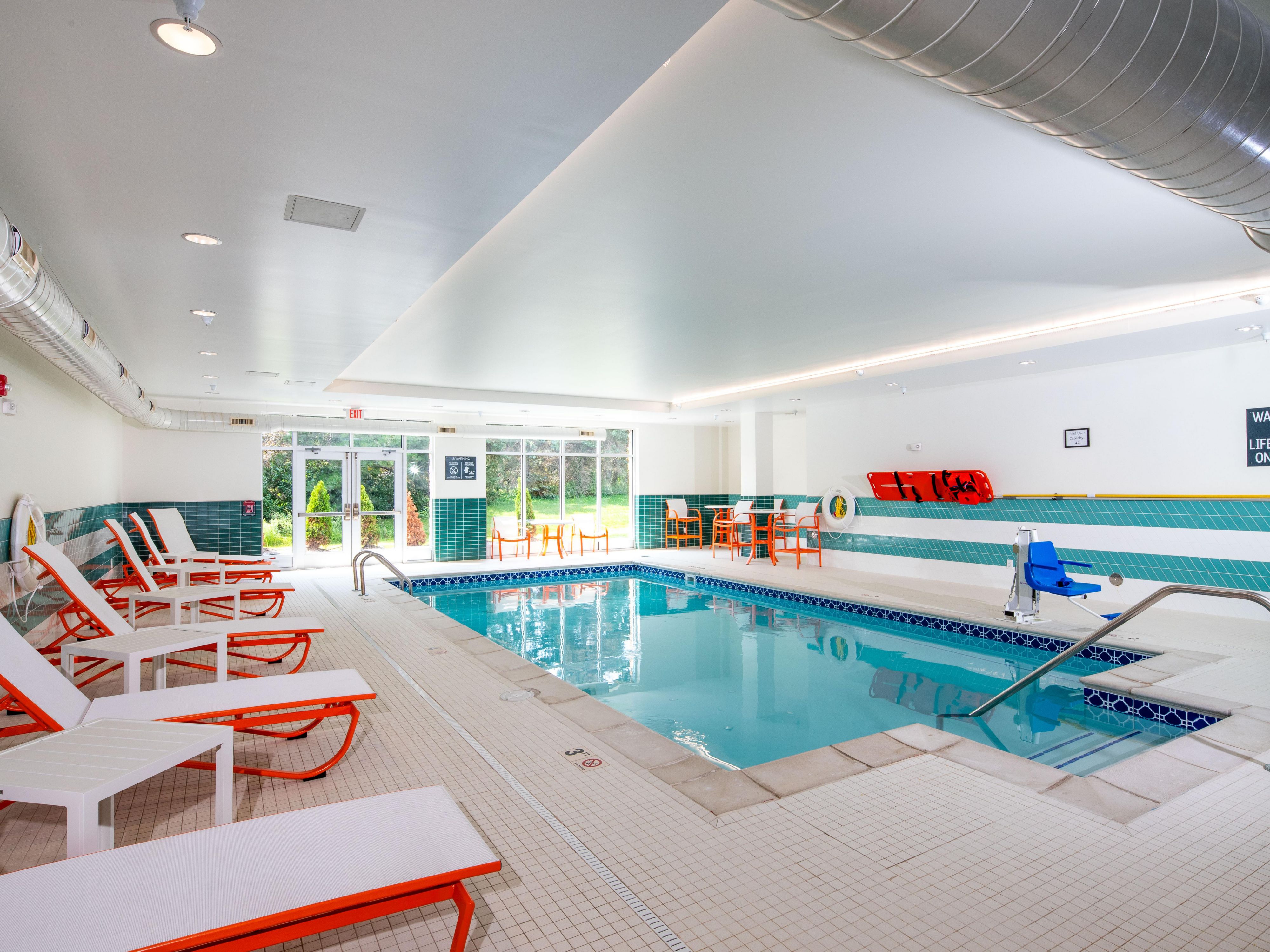 Discover the perfect stay with a range of thoughtful amenities. Enjoy meals at Toast to Toast, where kids under 12 eat free. Get energized in our 24-hour fitness center, take a dip in our indoor pool, and satisfy late-night cravings with 24/7 access to our on-site pantry. With free Wi-Fi & on-site parking, we ensure a seamless stay for every guest.